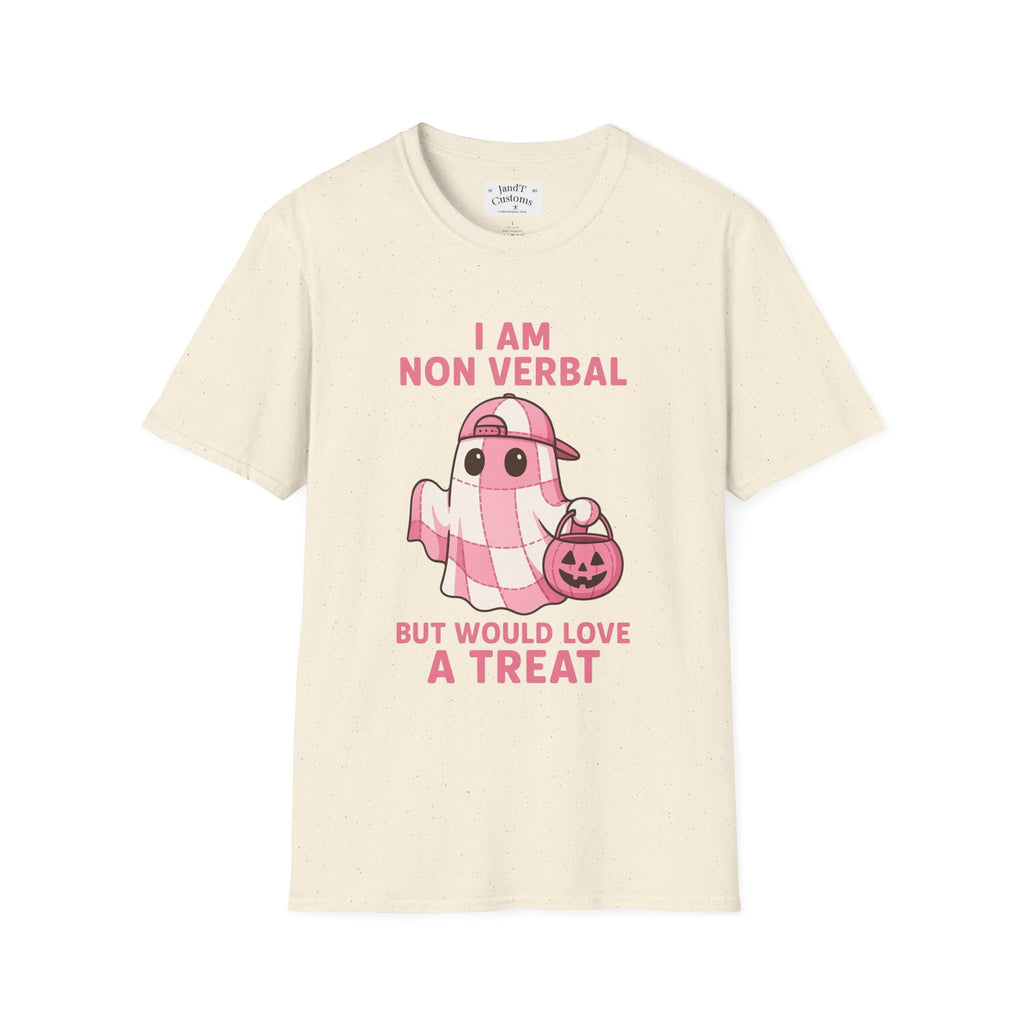 Non-verbal Halloween Softstyle T-Shirt