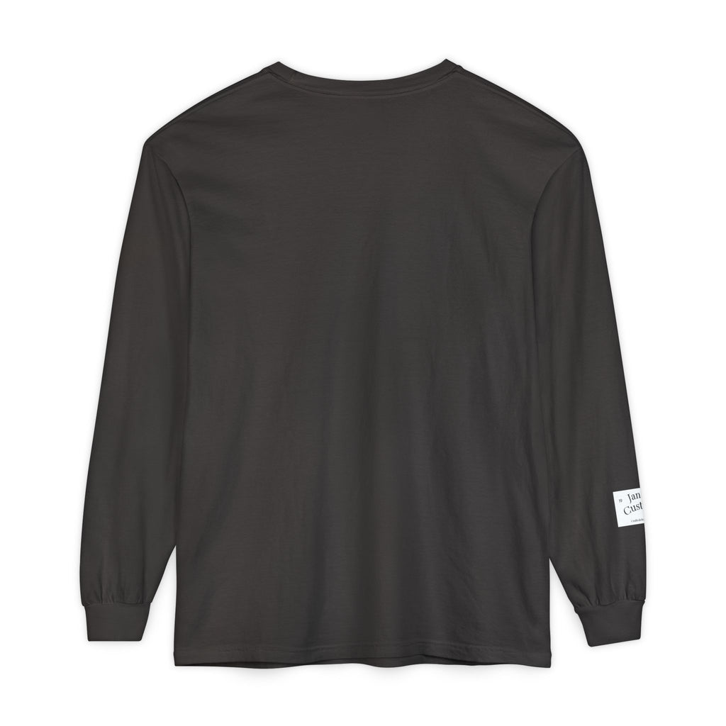 Fall Ghost and Pumpkin Long Sleeve T-Shirt
