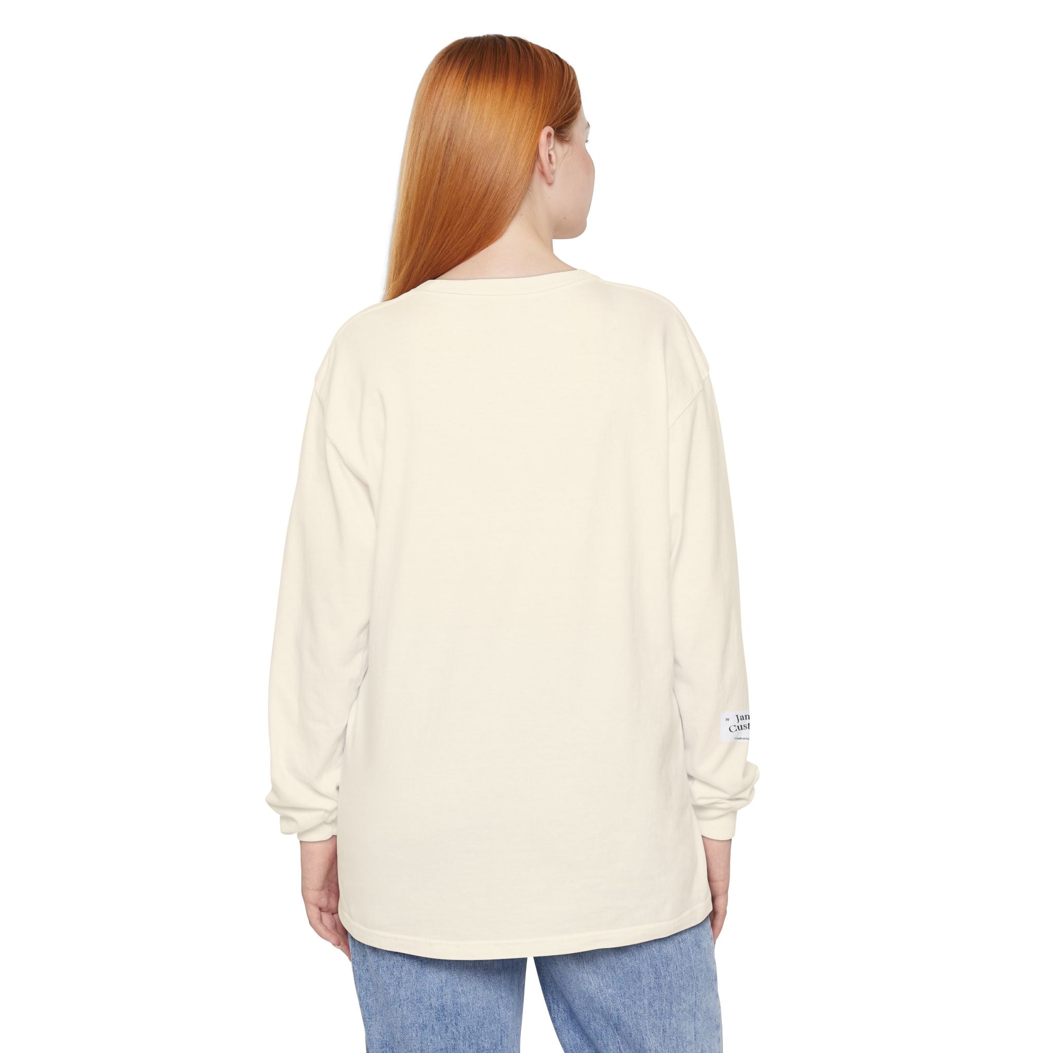 Fall Ghost and Pumpkin Long Sleeve T-Shirt
