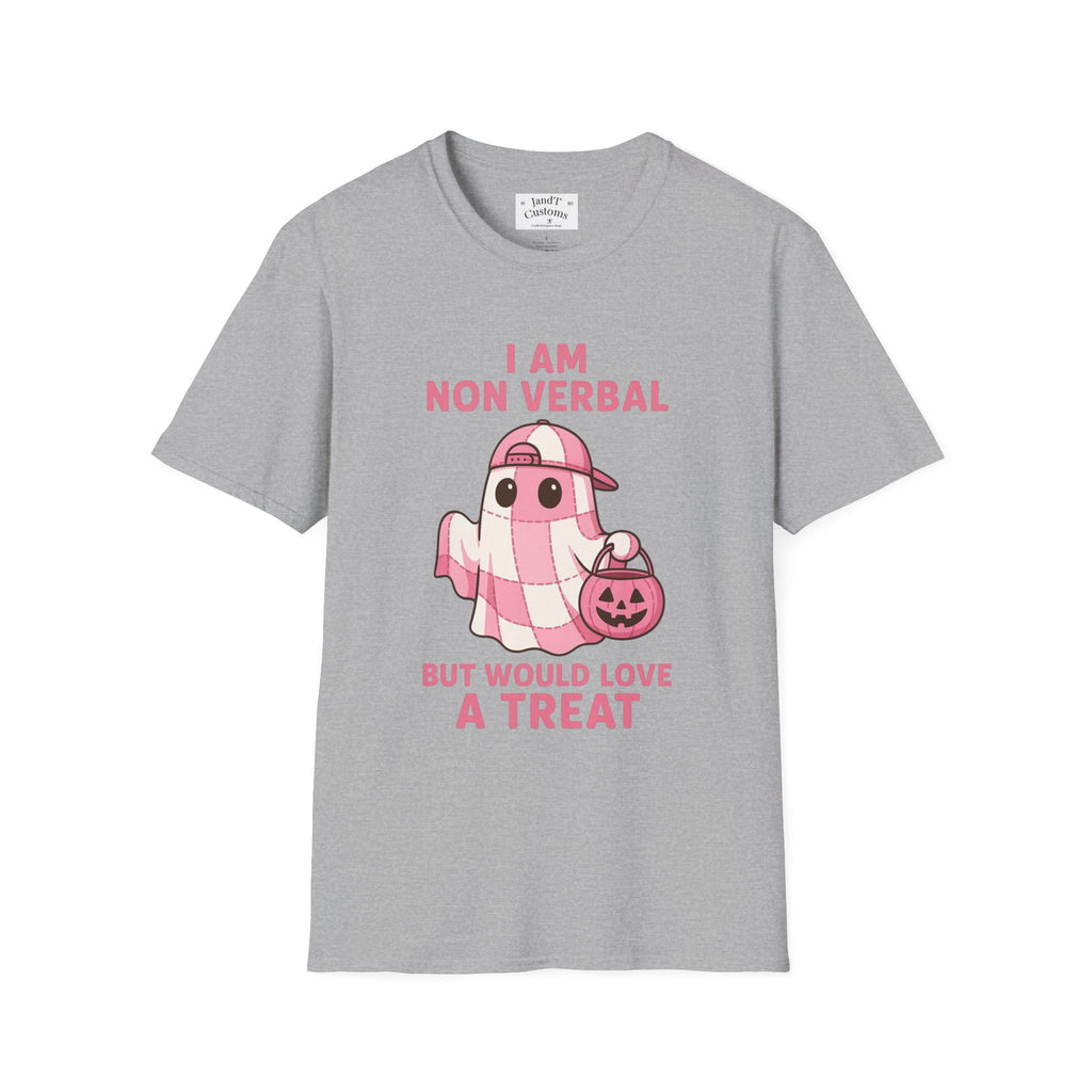 Non-verbal Halloween Softstyle T-Shirt