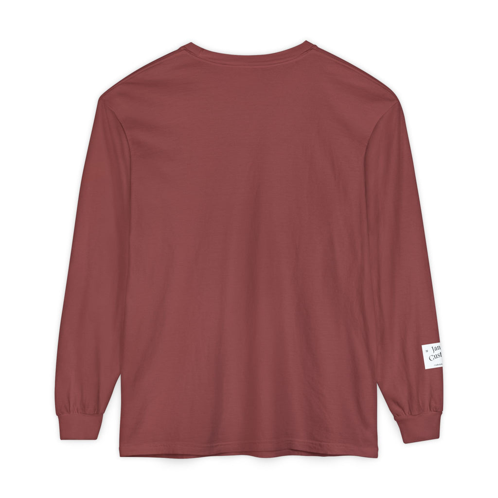 Fall For Jesus Long Sleeve Tee — Pumpkin Autumn Faith Shirt