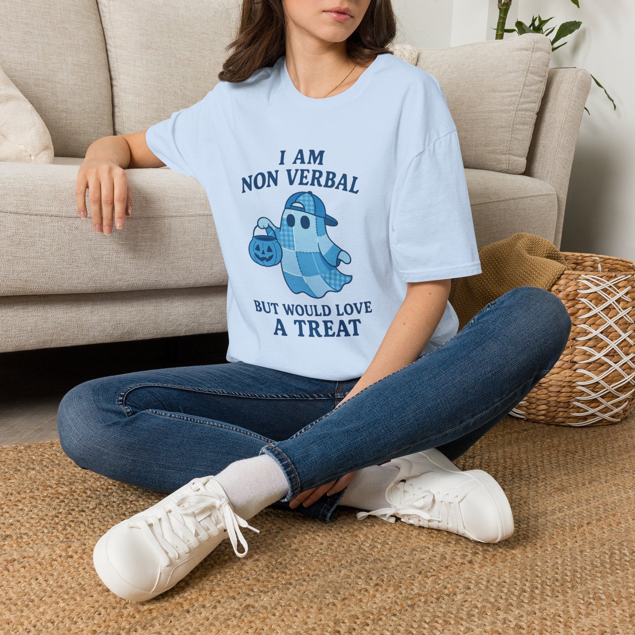 Non-verbal Halloween Softstyle T-Shirt