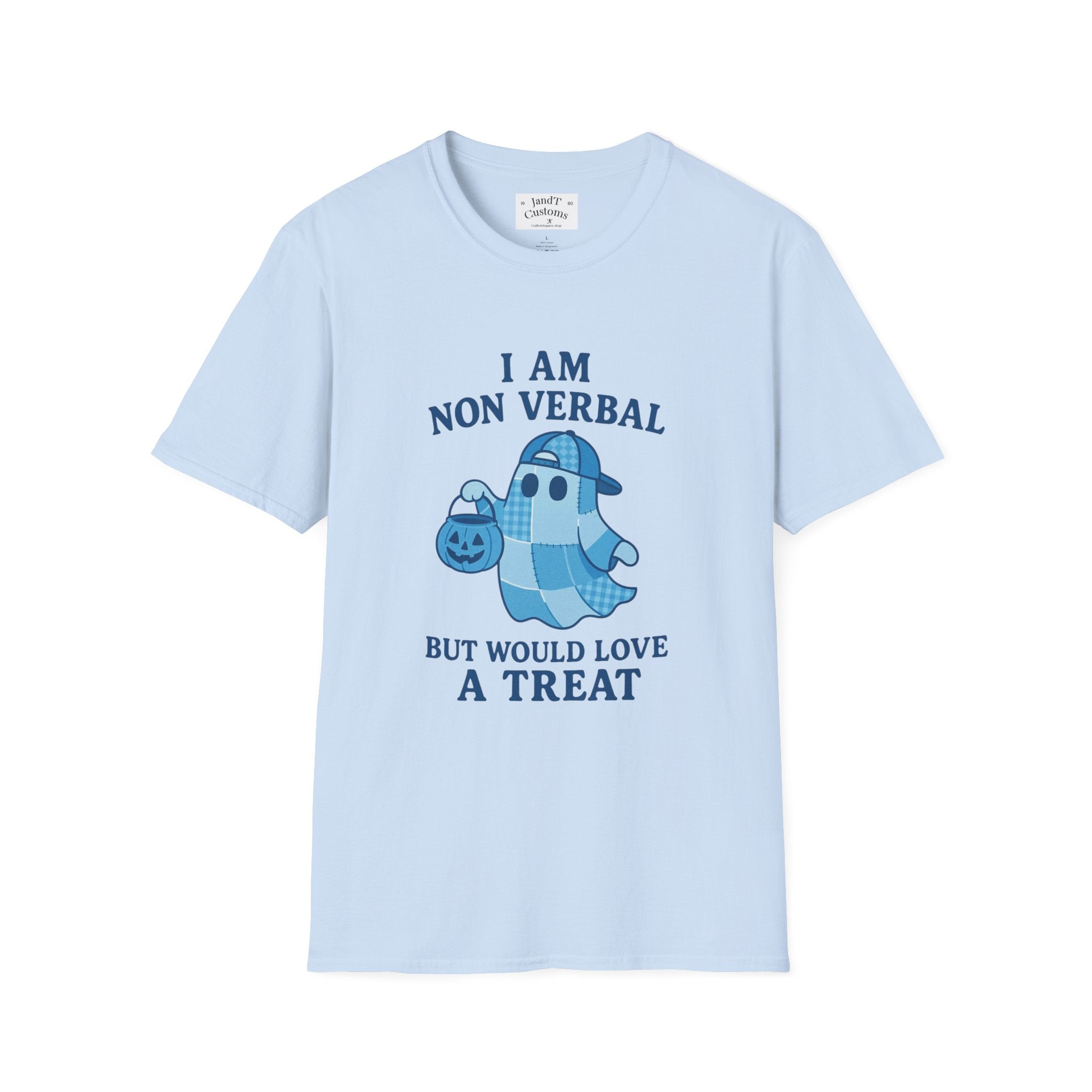 Non-verbal Halloween Softstyle T-Shirt
