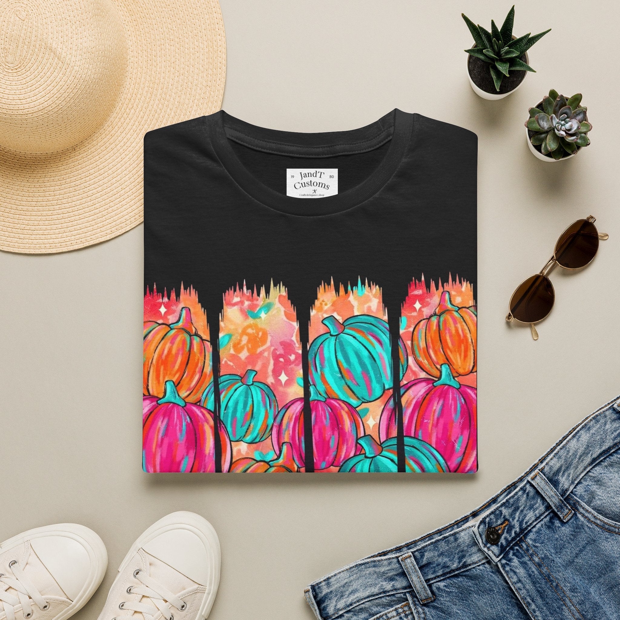 Neon Pumpkin T-Shirt