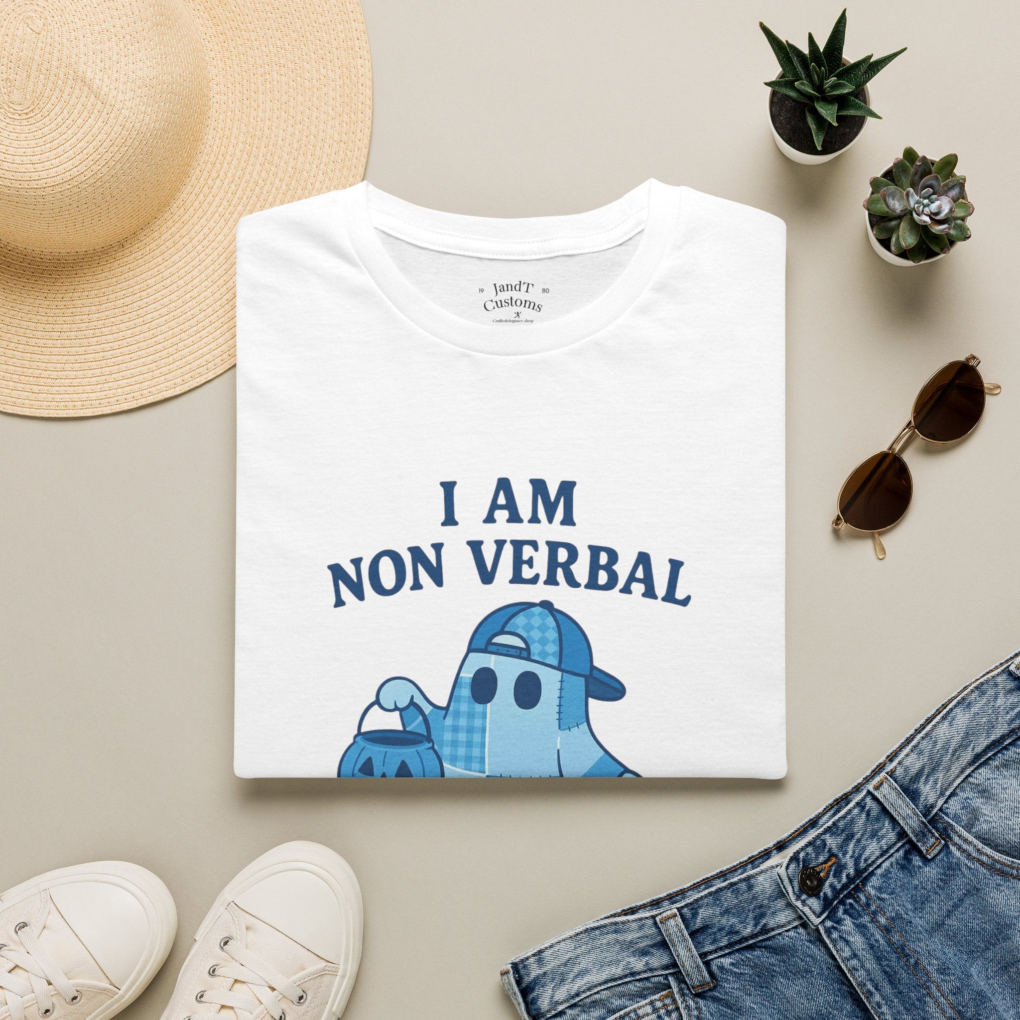 Non-verbal Halloween Softstyle T-Shirt