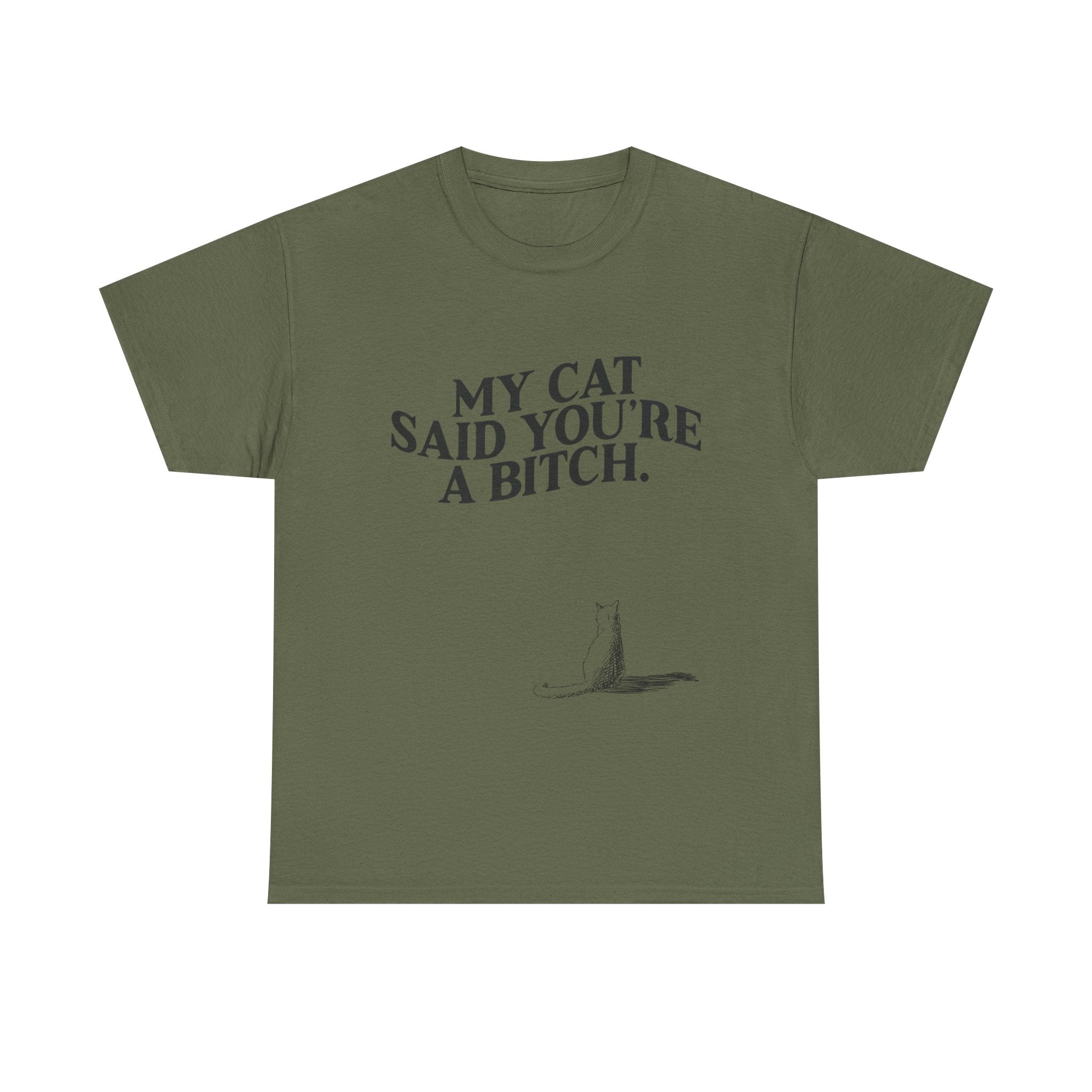 Sarcastic Cat Cotton Tee