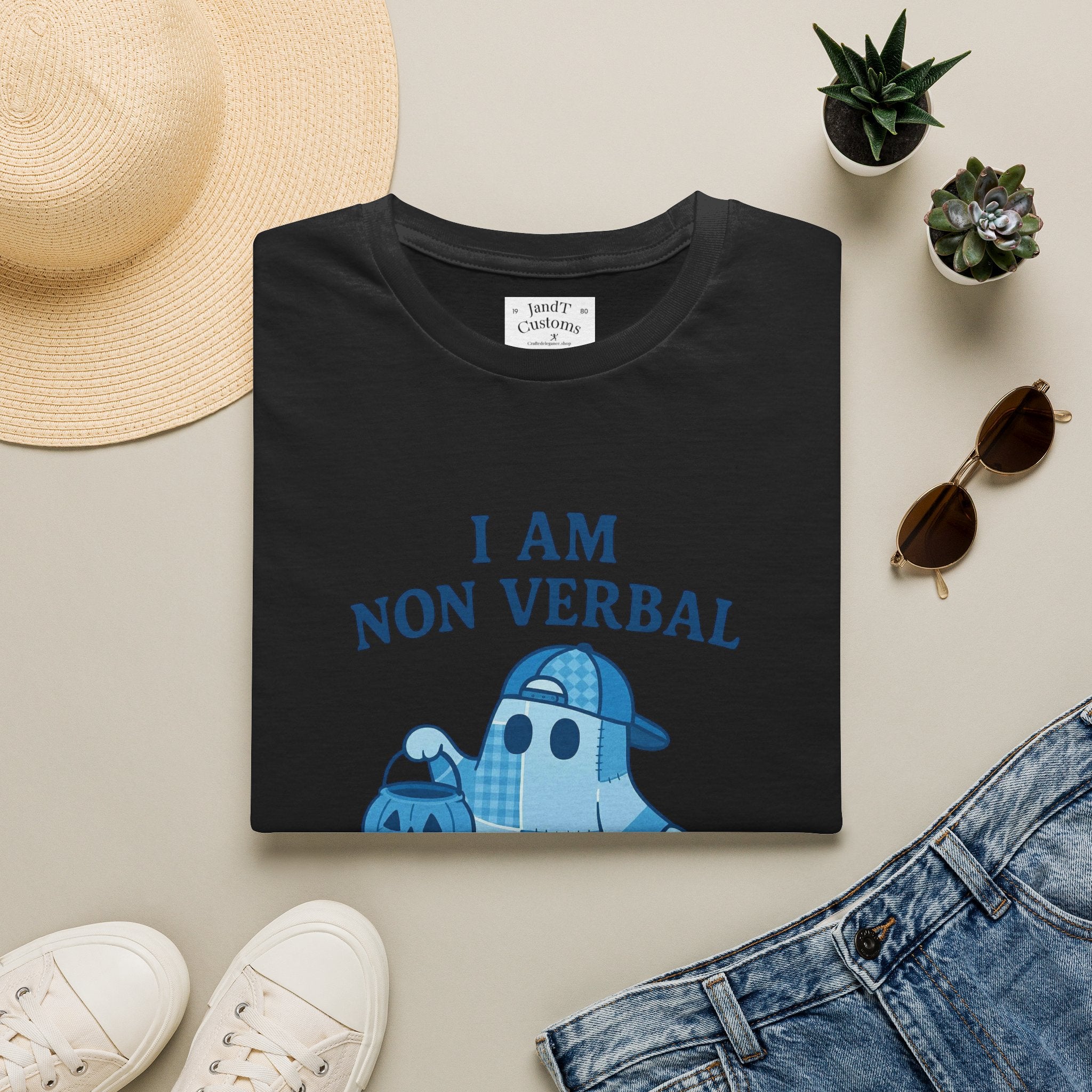 Non-verbal Halloween Softstyle T-Shirt