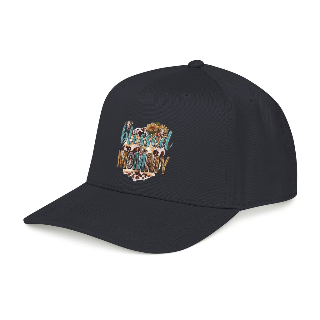 Blessed Mommy Baseball Cap - Floral Leopard Print Mom Hat