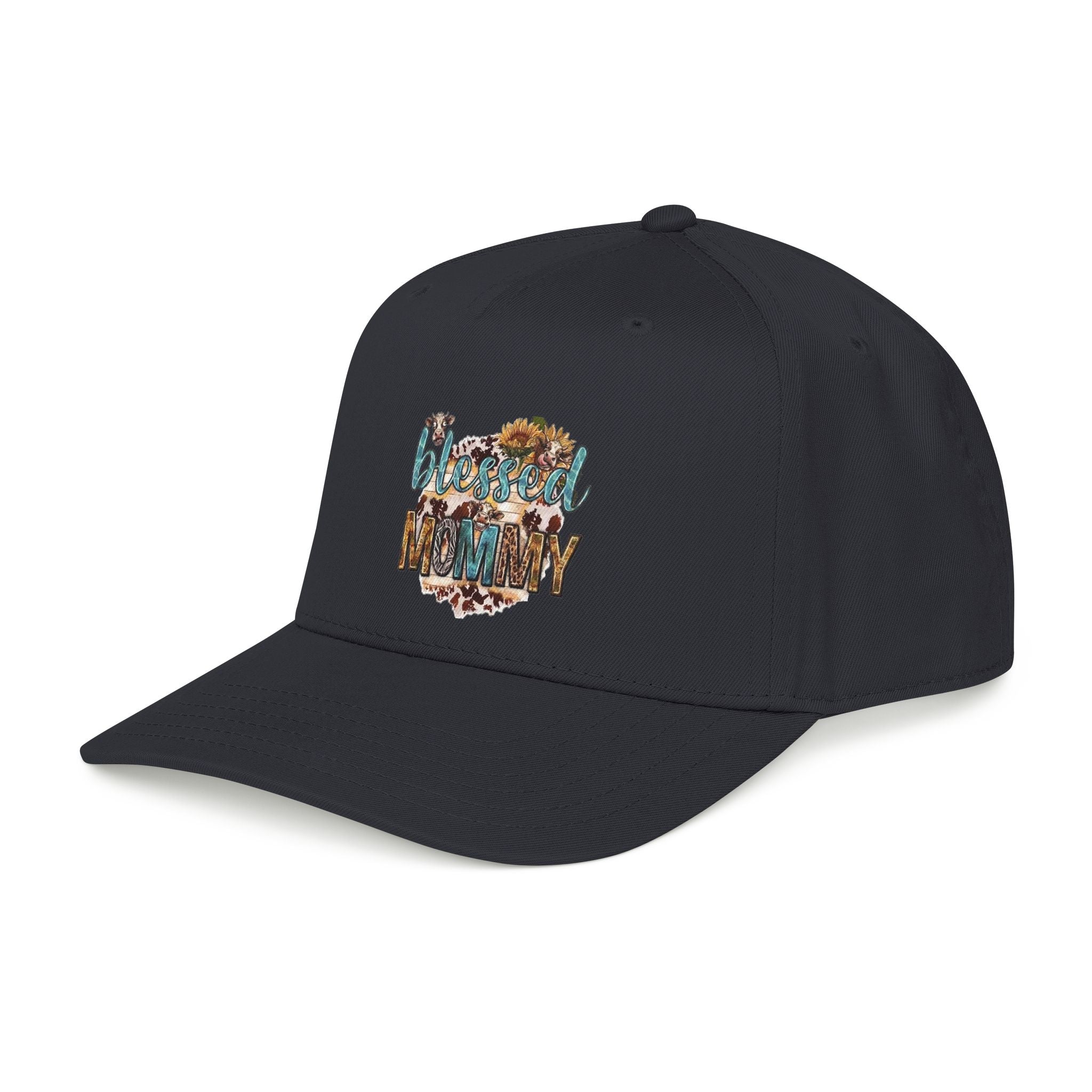 Blessed Mommy Baseball Cap - Floral Leopard Print Mom Hat