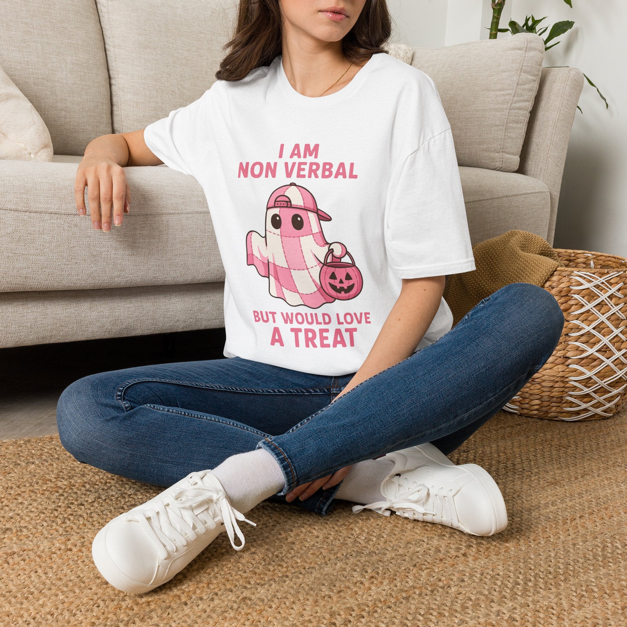Non-verbal Halloween Softstyle T-Shirt