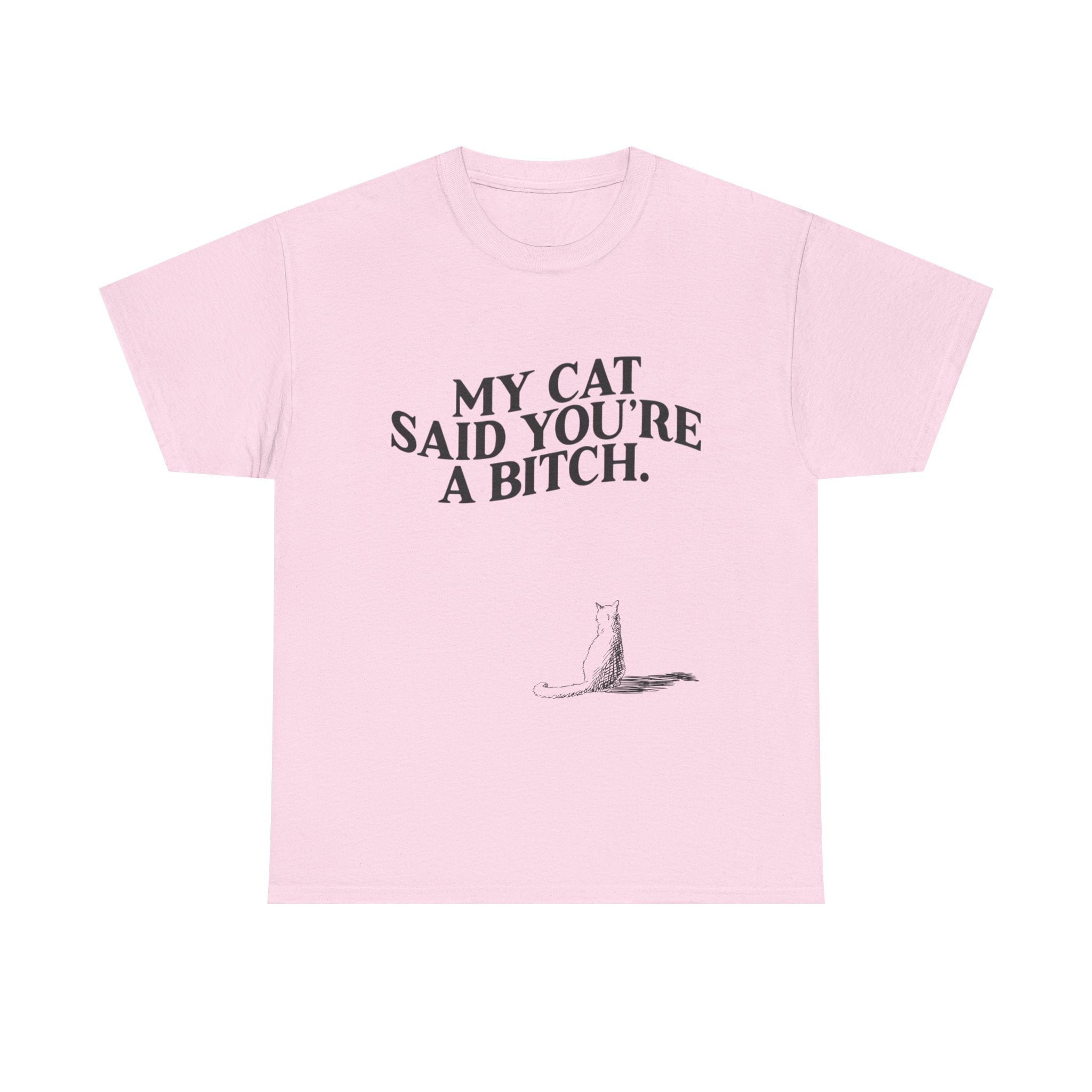 Sarcastic Cat Cotton Tee