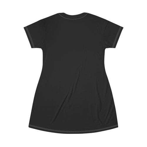 Chill The Fourth Out T-Shirt Dress (AOP)