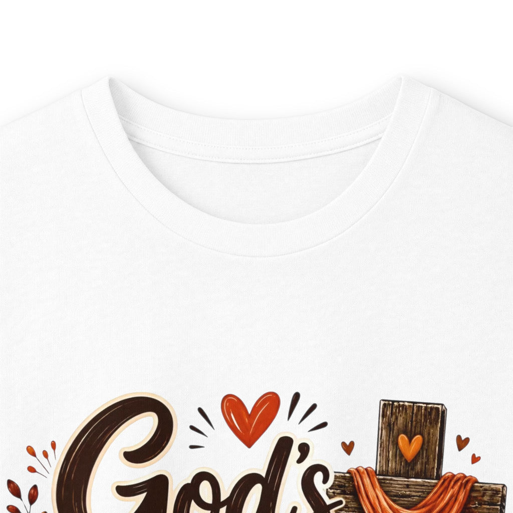 God's Love Never Runs Out Long Sleeve Tee — Fall Christian Thanksgiving Shirt