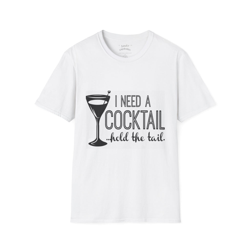 I Need A Cocktail Softstyle Graphic Cocktail T-Shirt