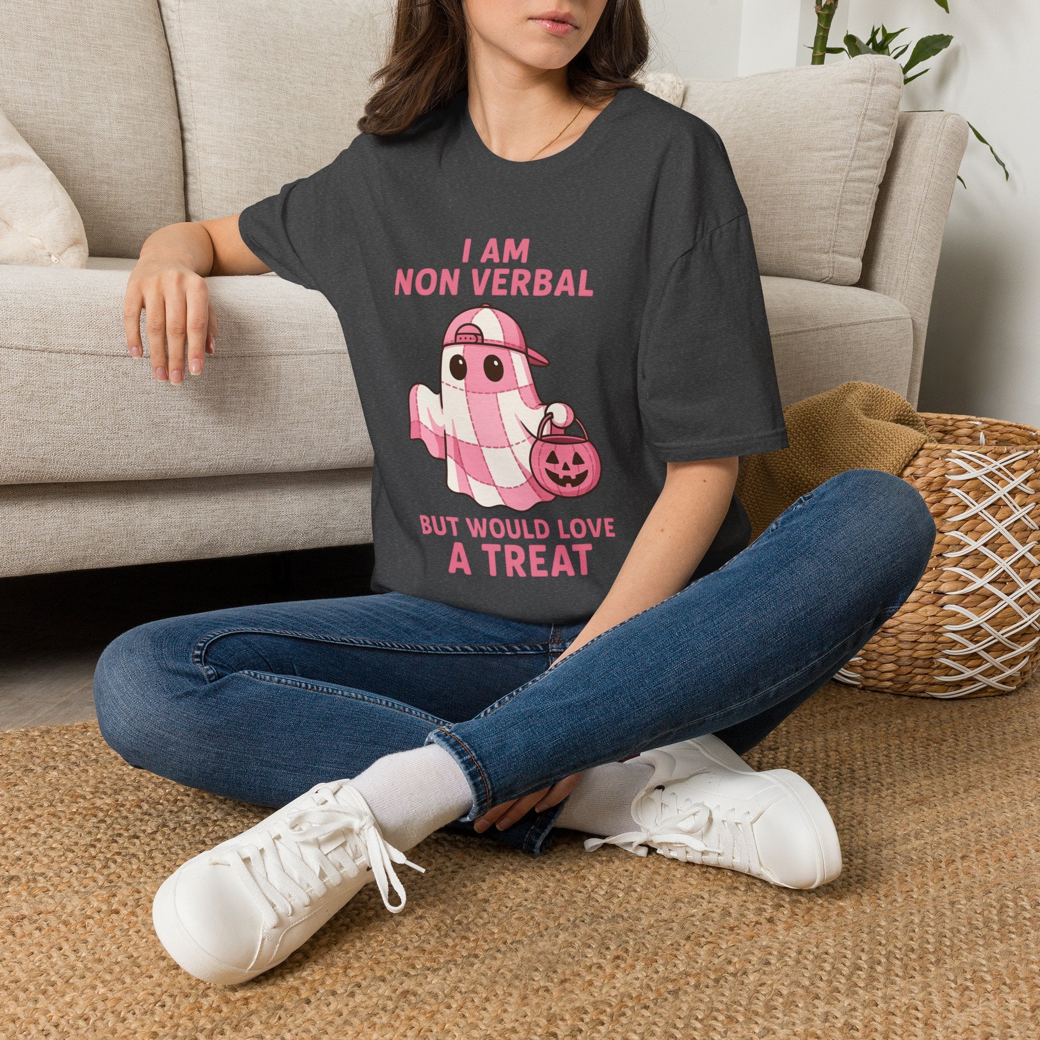 Non-verbal Halloween Softstyle T-Shirt