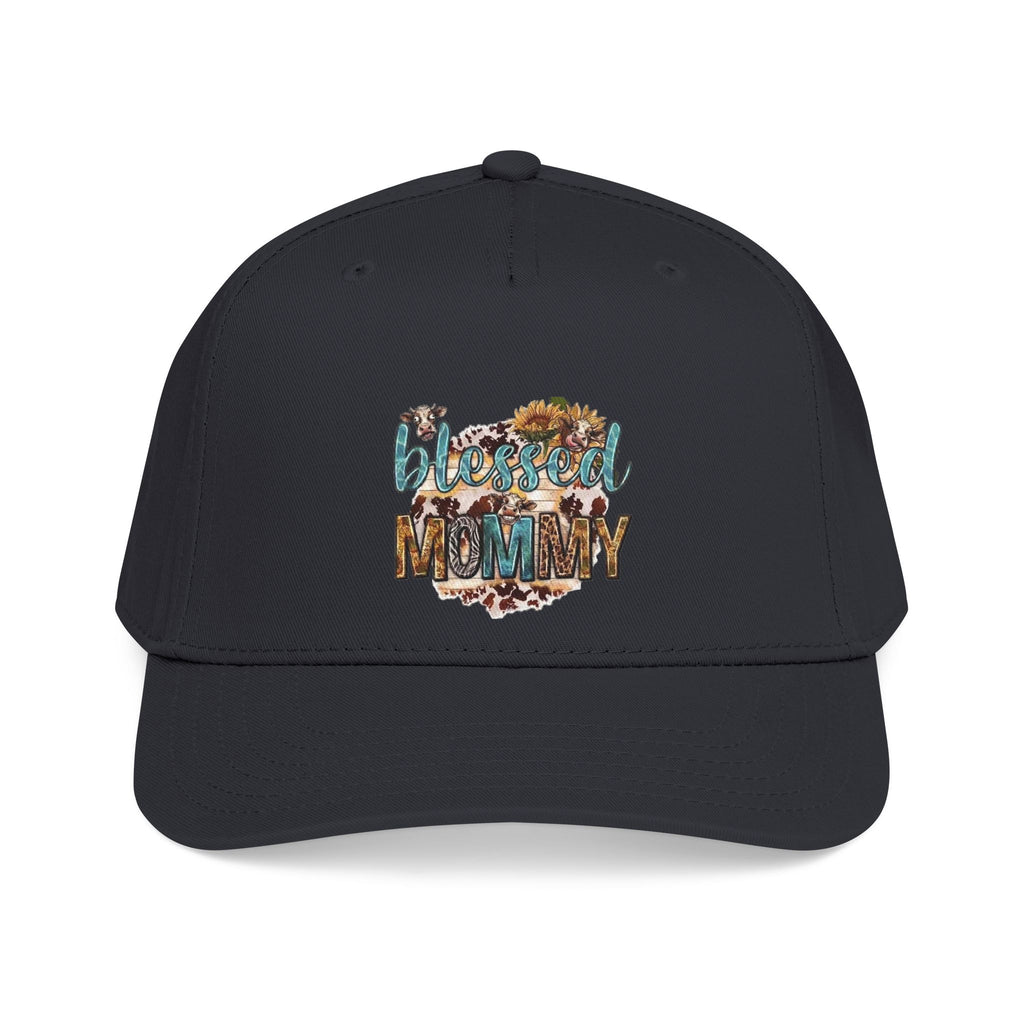 Blessed Mommy Baseball Cap - Floral Leopard Print Mom Hat