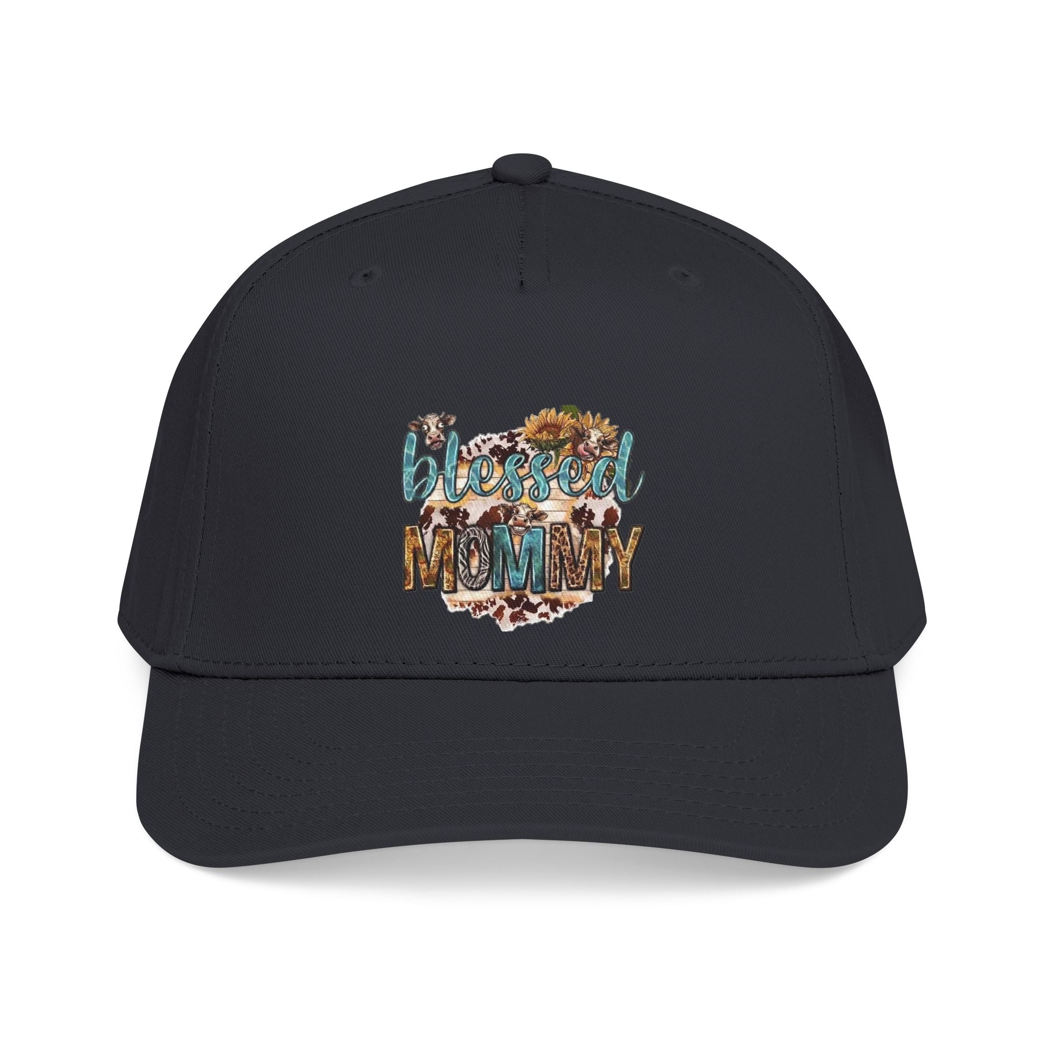 Blessed Mommy Baseball Cap - Floral Leopard Print Mom Hat