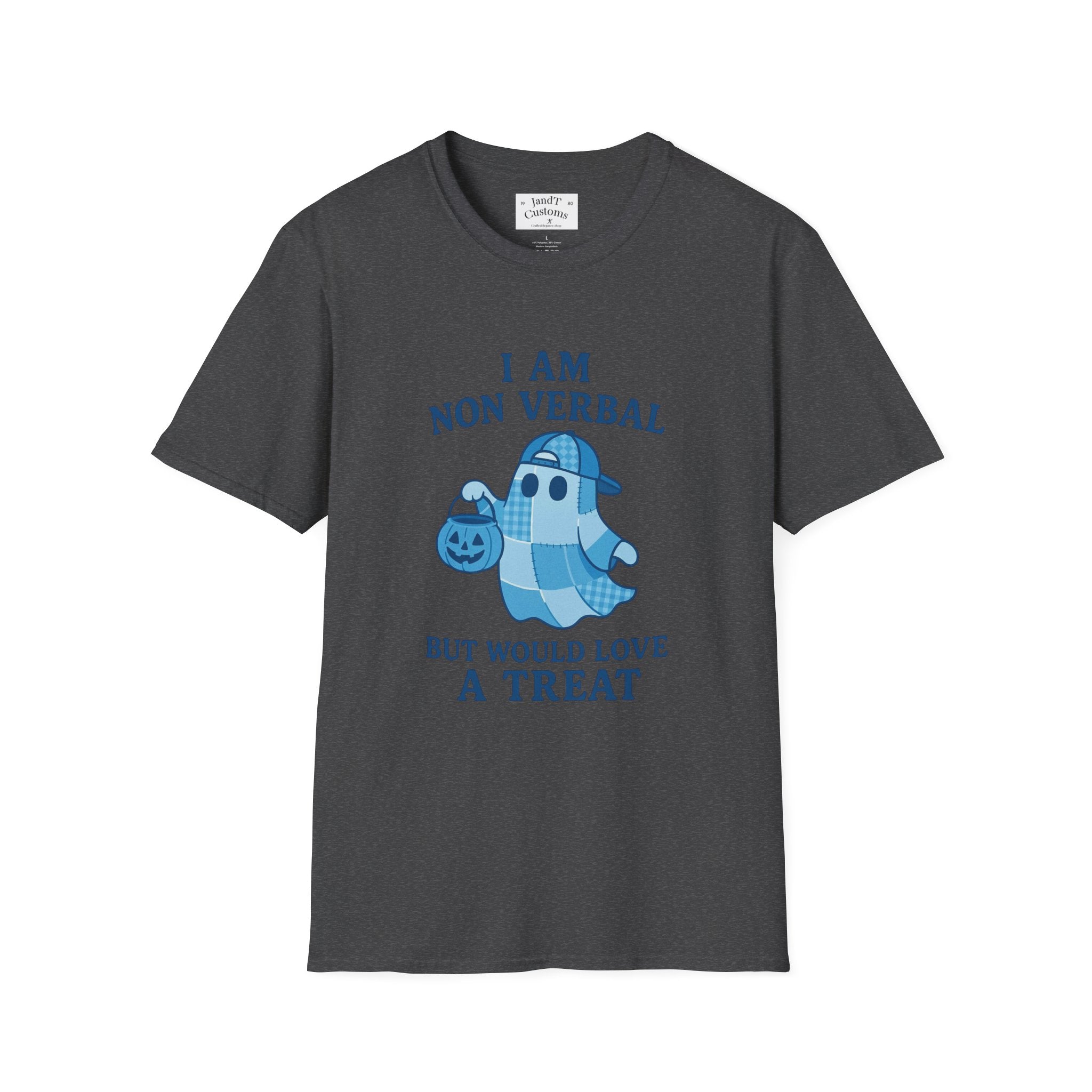 Non-verbal Halloween Softstyle T-Shirt