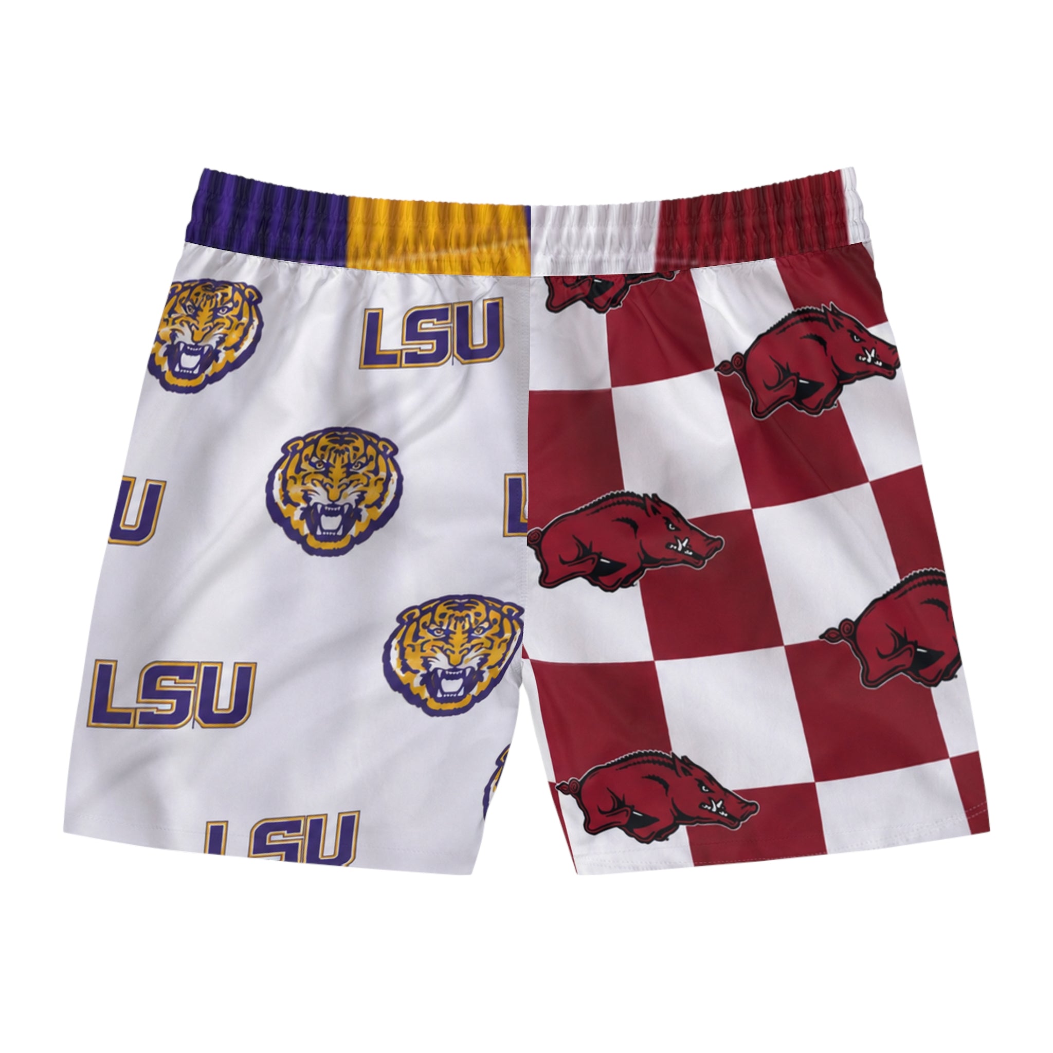 Men's House Divided Mid-Length Swim Shorts (AOP)