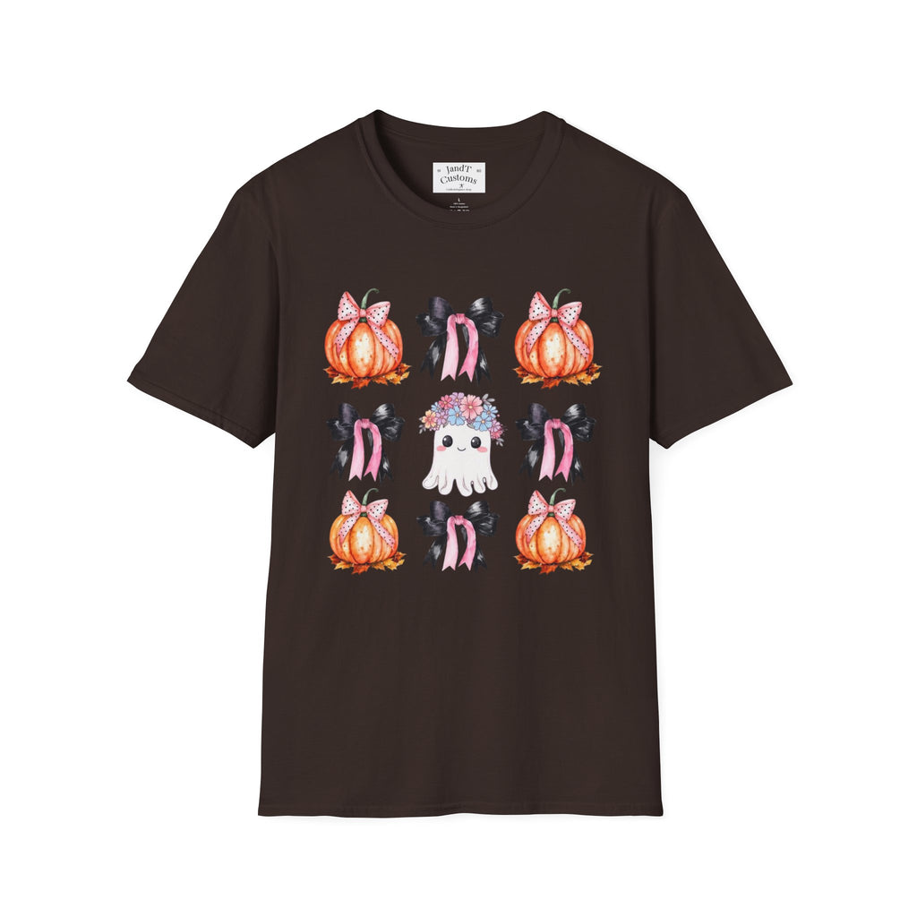 Pumpkin and Ribbons Softstyle T-Shirt