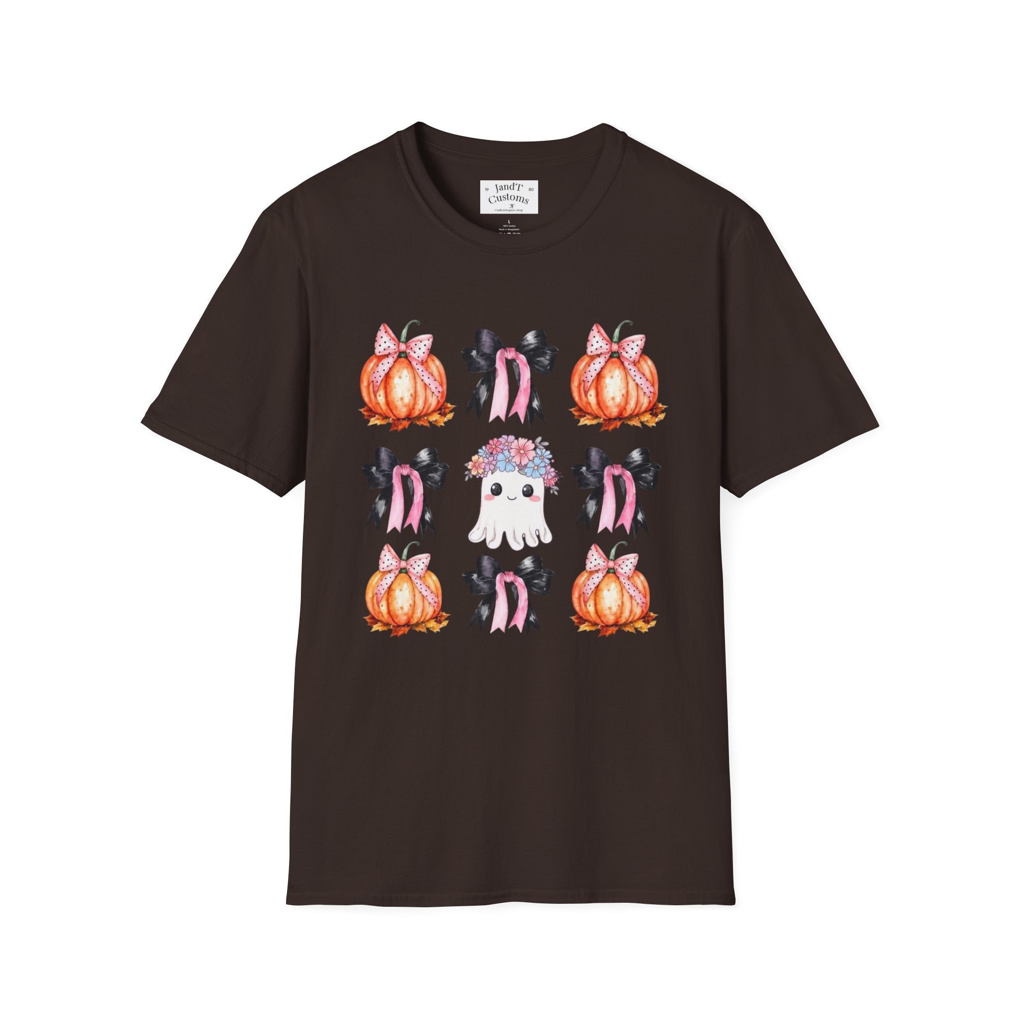 Pumpkin and Ribbons Softstyle T-Shirt