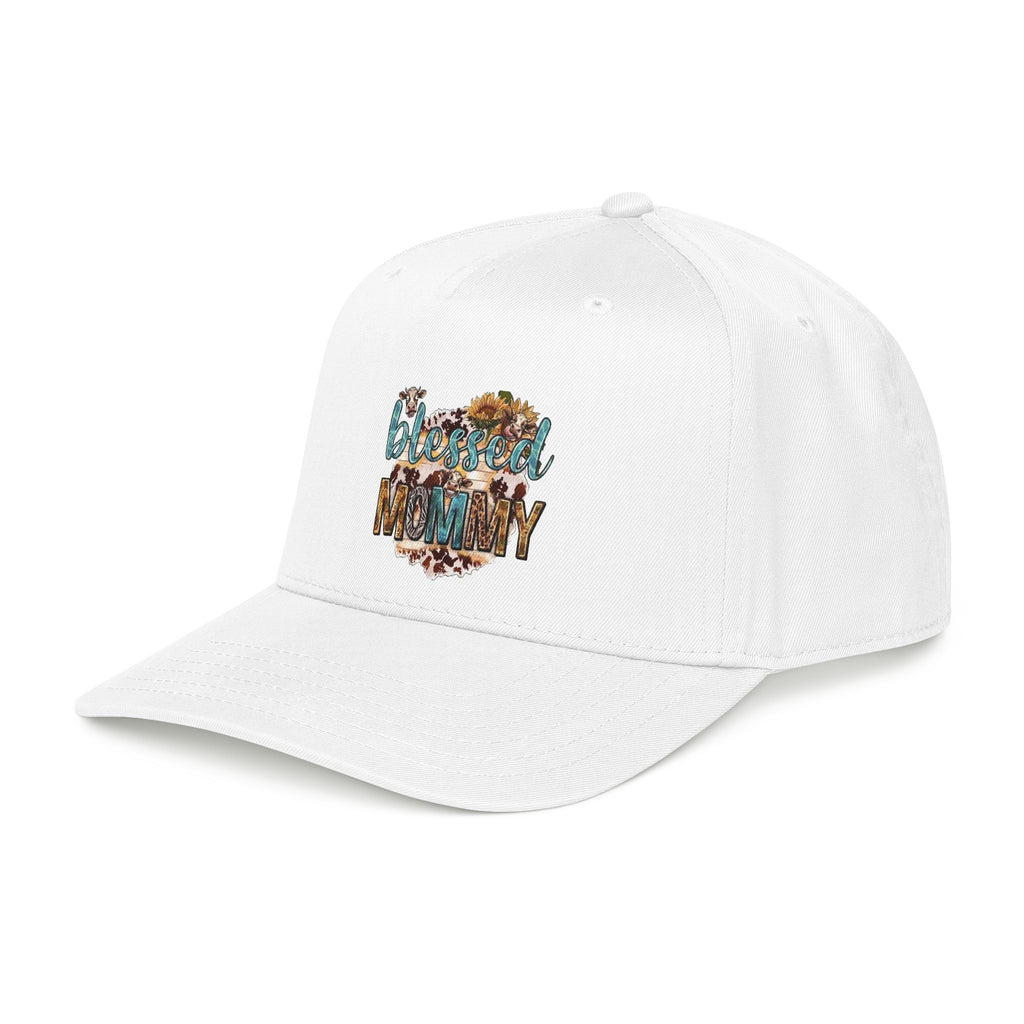 Blessed Mommy Baseball Cap - Floral Leopard Print Mom Hat
