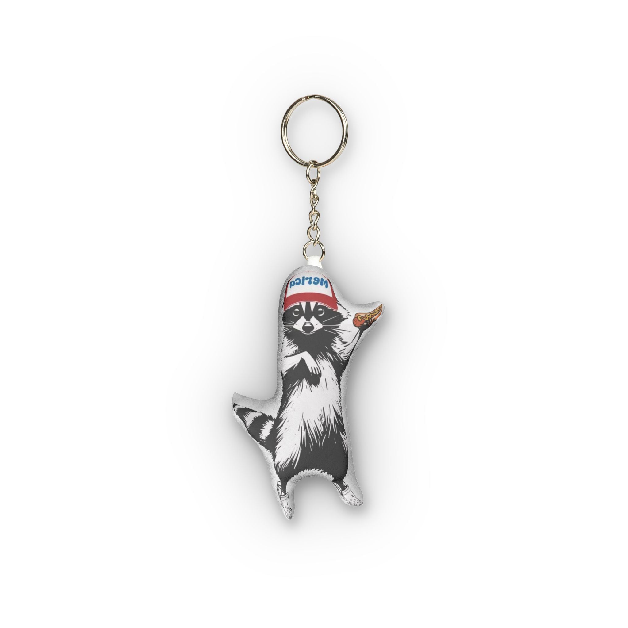 Raccoon Mini Plush Keychain