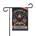 Freedom Garden Flag - 250 Years of Freedom 1776-2026 Patriotic Eagle Banner