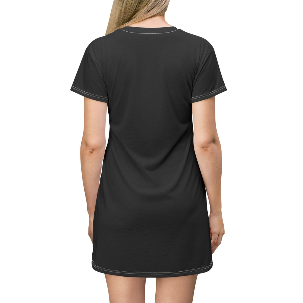 Chill The Fourth Out T-Shirt Dress (AOP)
