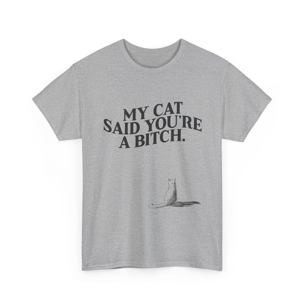 Sarcastic Cat Cotton Tee