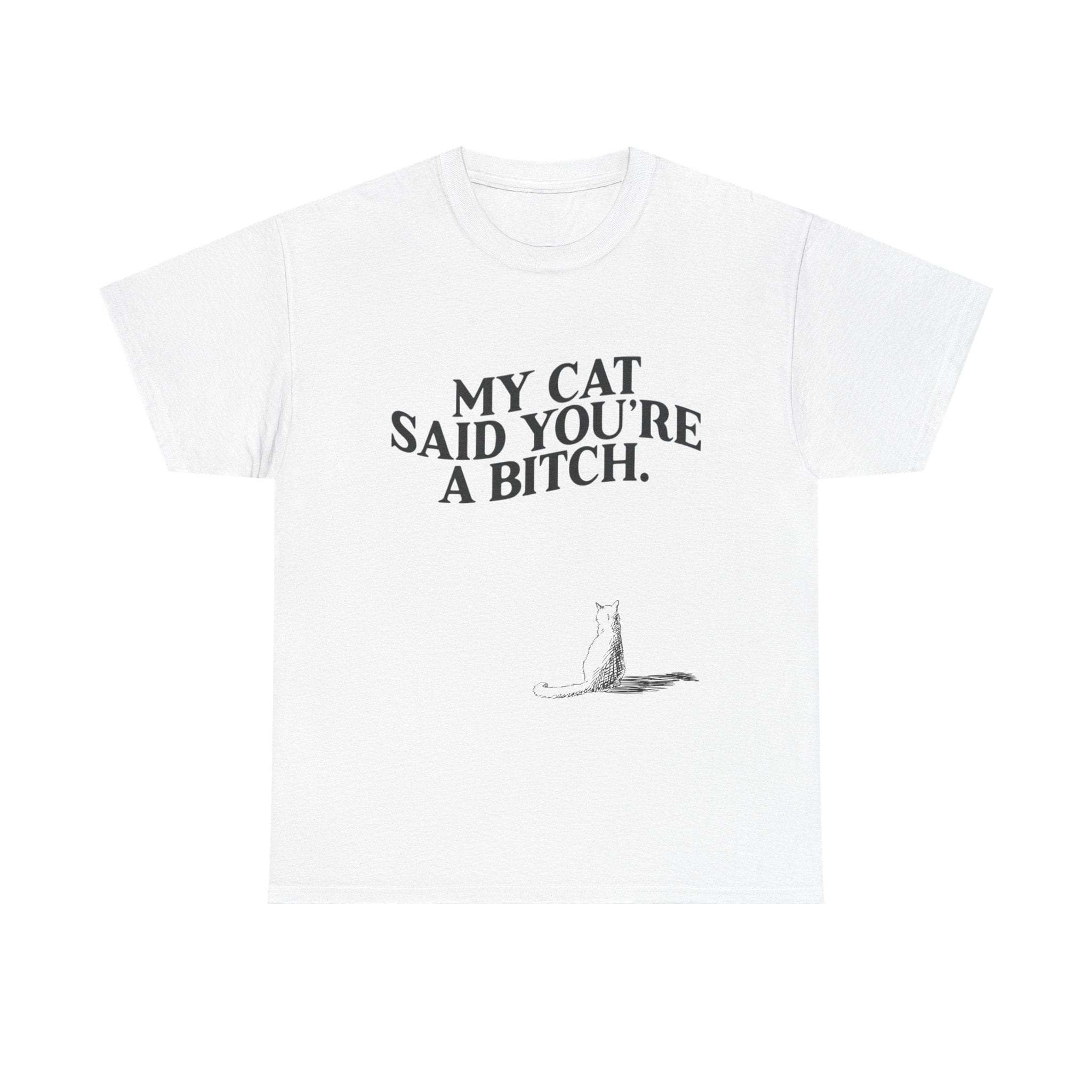 Sarcastic Cat Cotton Tee
