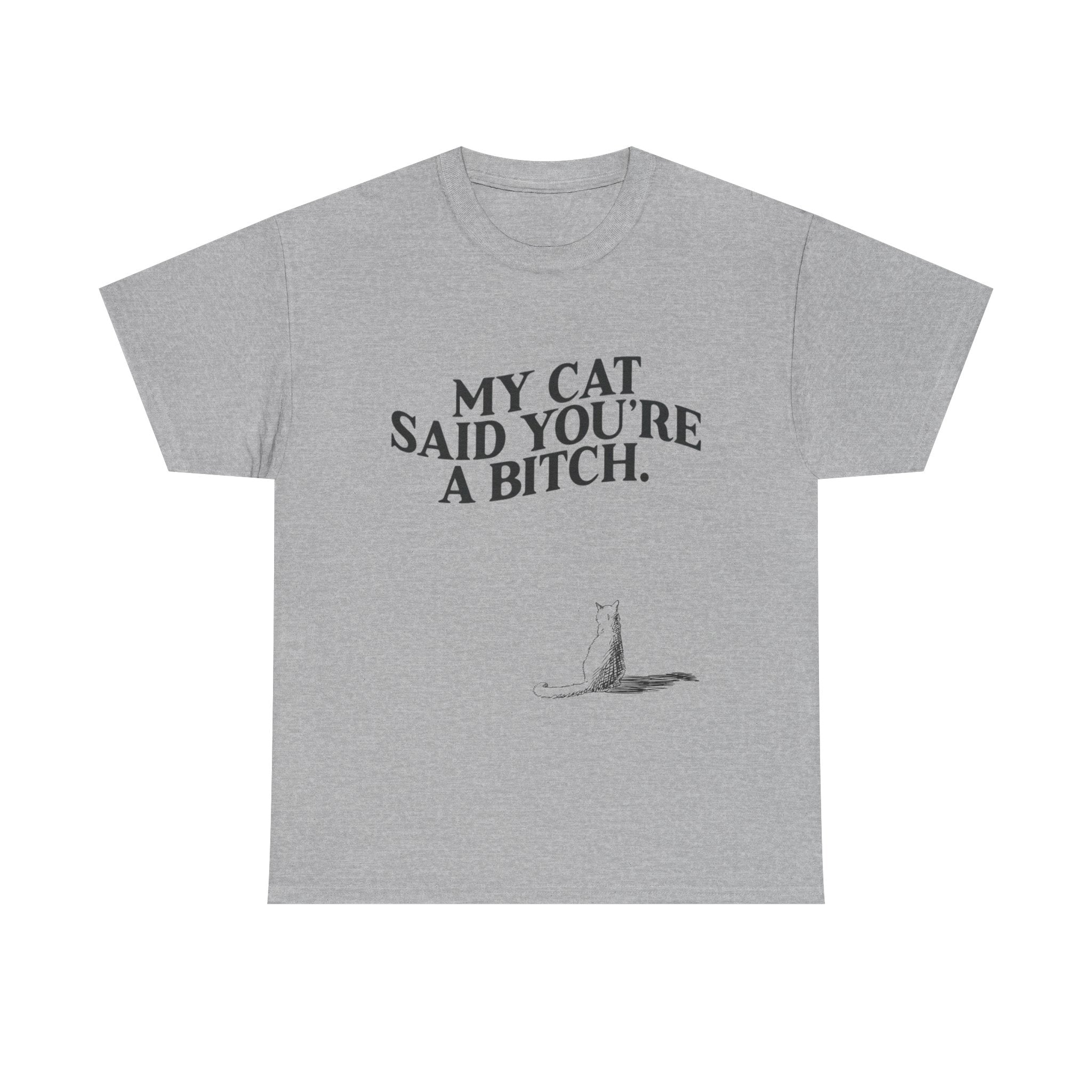 Sarcastic Cat Cotton Tee