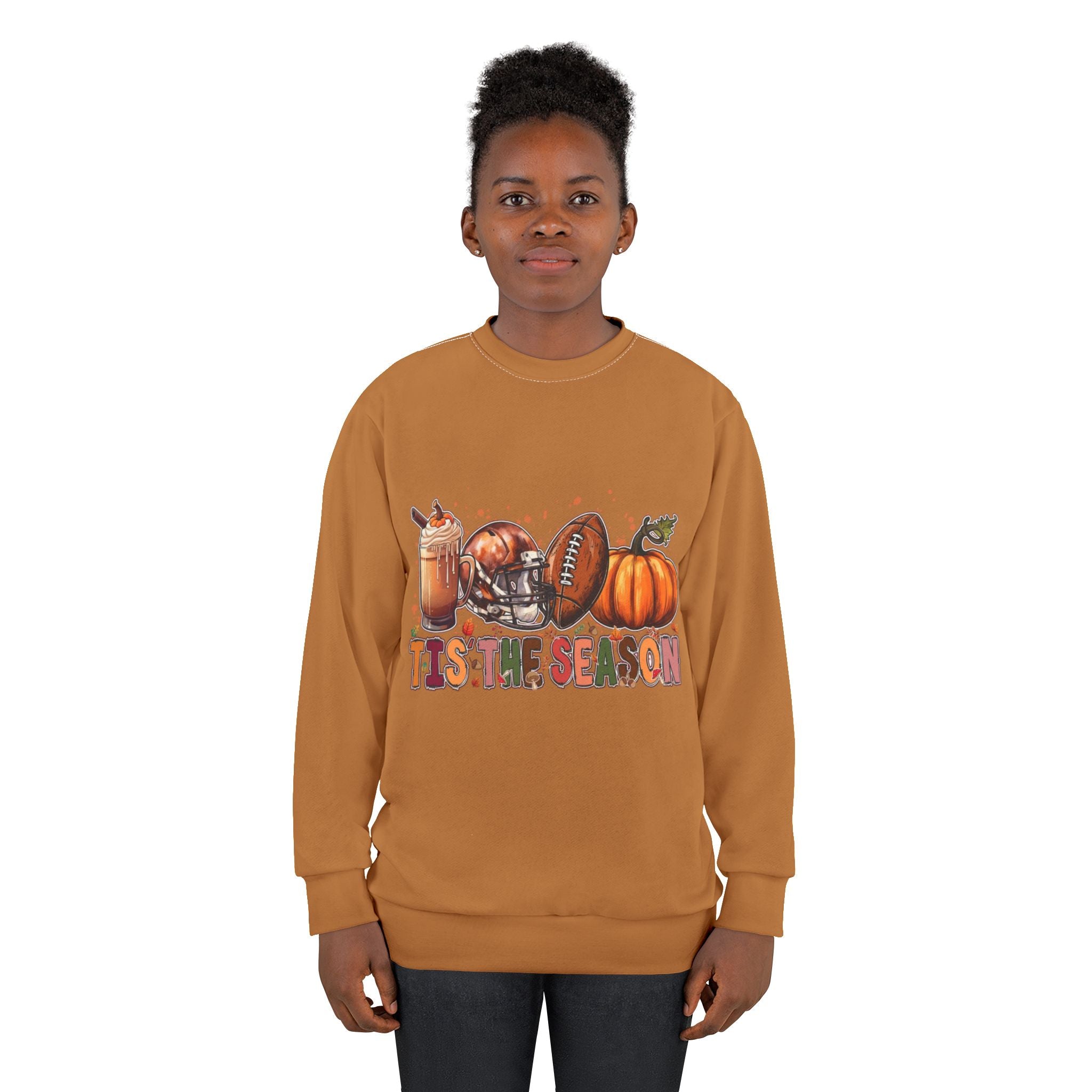 Fall Season Sweatshirt – Pumpkin Spice, Football & Cozy Autumn Graphics