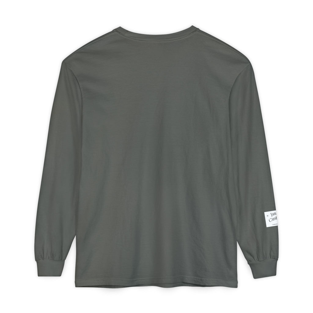 Fall Ghost and Pumpkin Long Sleeve T-Shirt