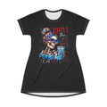 Chill The Fourth Out T-Shirt Dress (AOP)