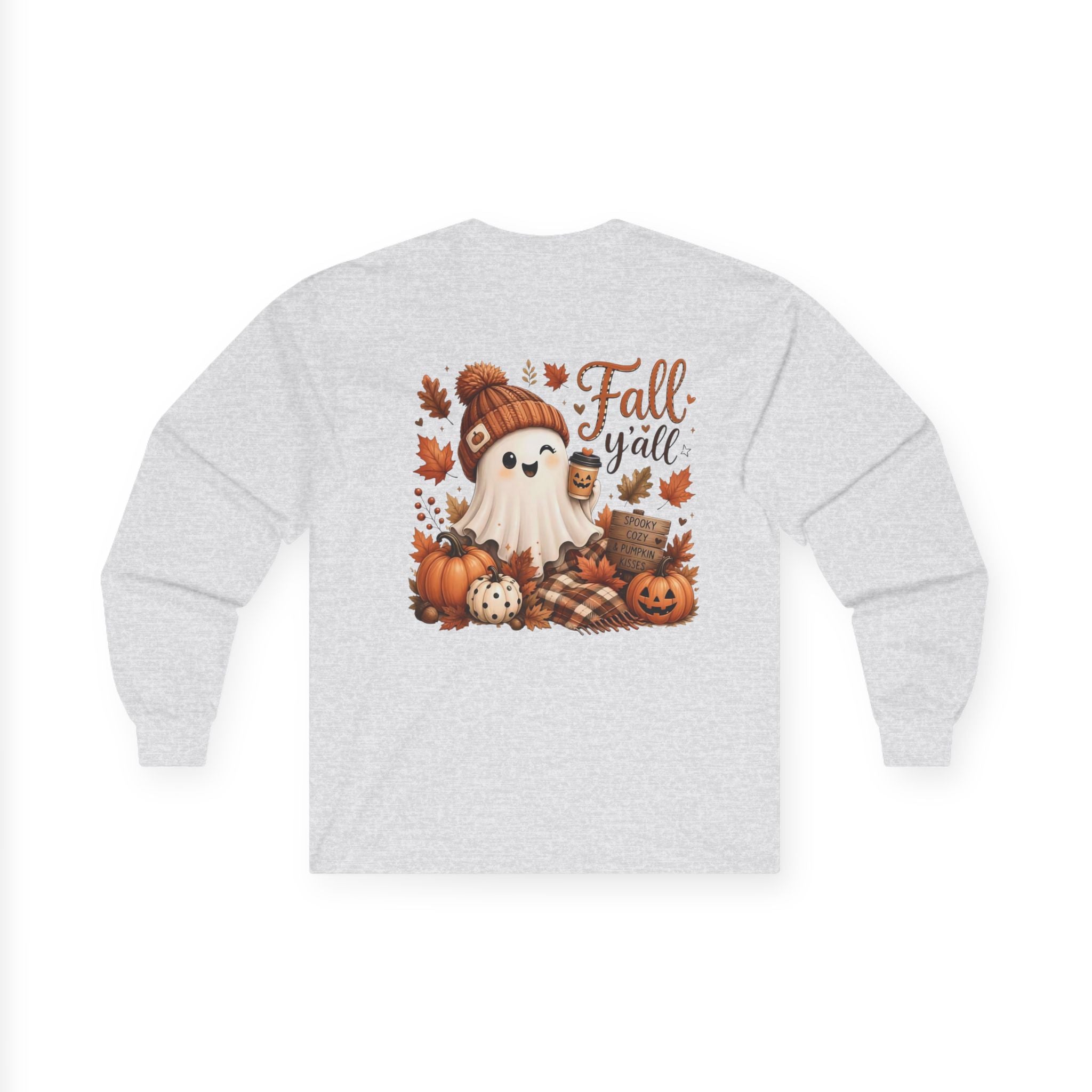 Fall Ghost Ultra Cotton Long Sleeve Tee
