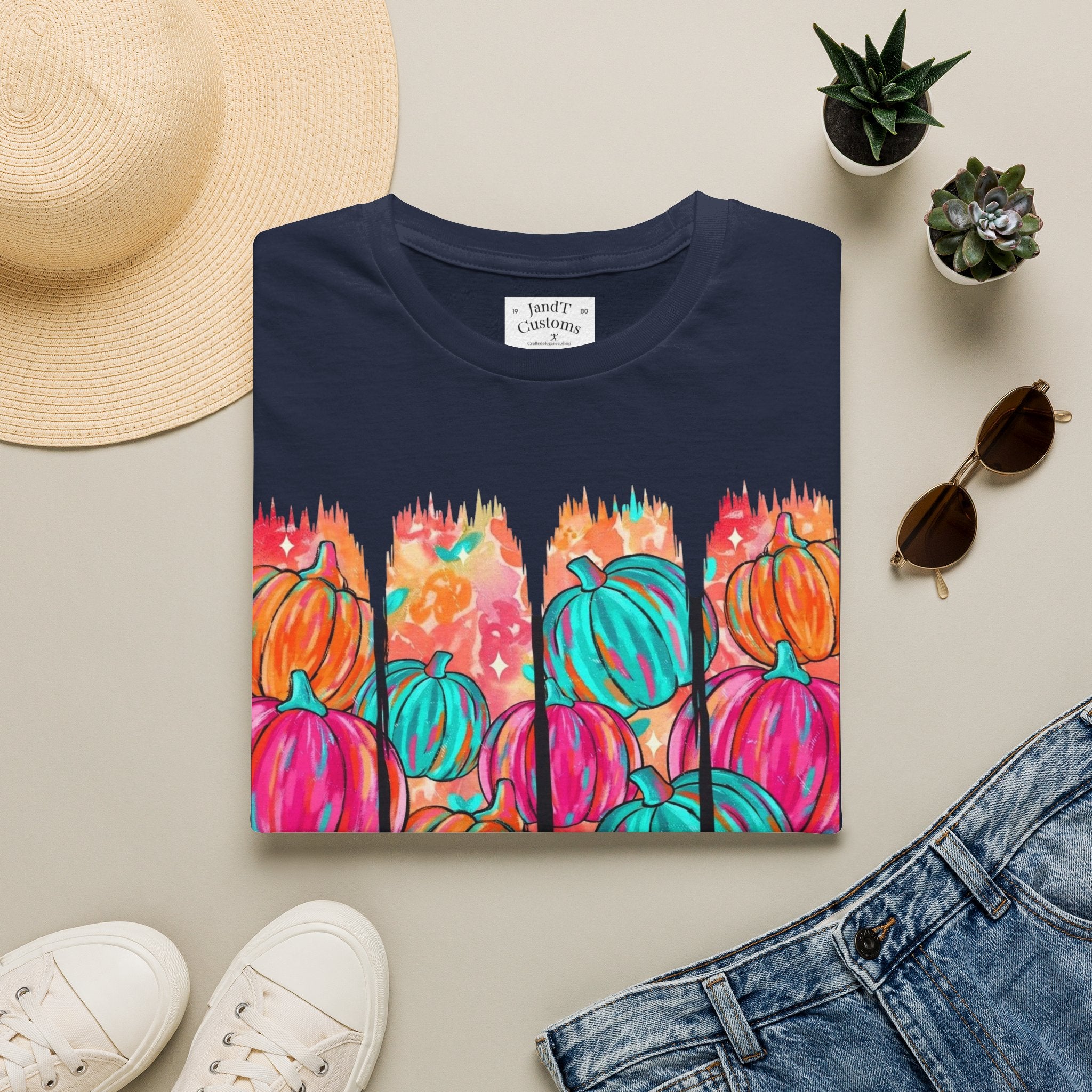 Neon Pumpkin T-Shirt