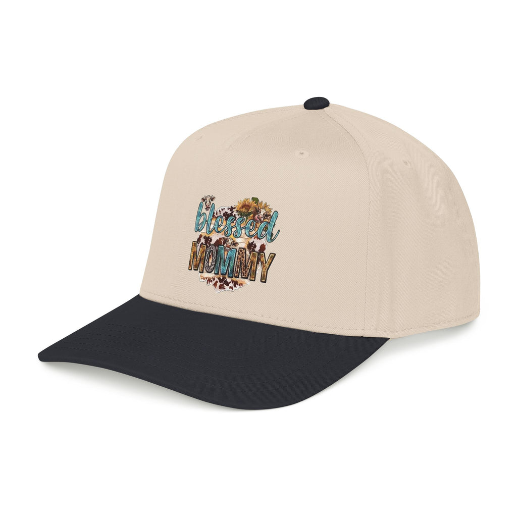 Blessed Mommy Baseball Cap - Floral Leopard Print Mom Hat