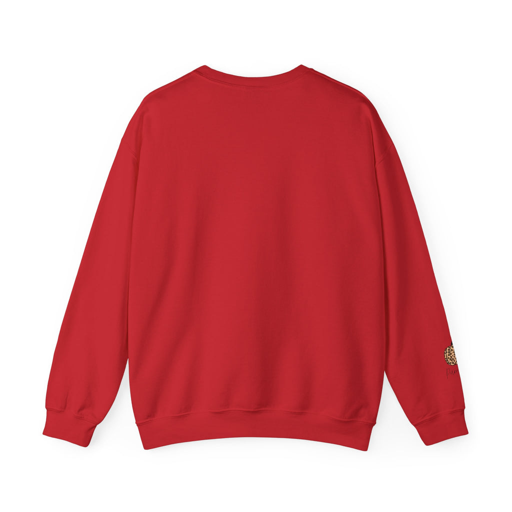 Fall Weather Together Crewneck Sweatshirt — Cozy Autumn Pumpkin & Sunflower Design