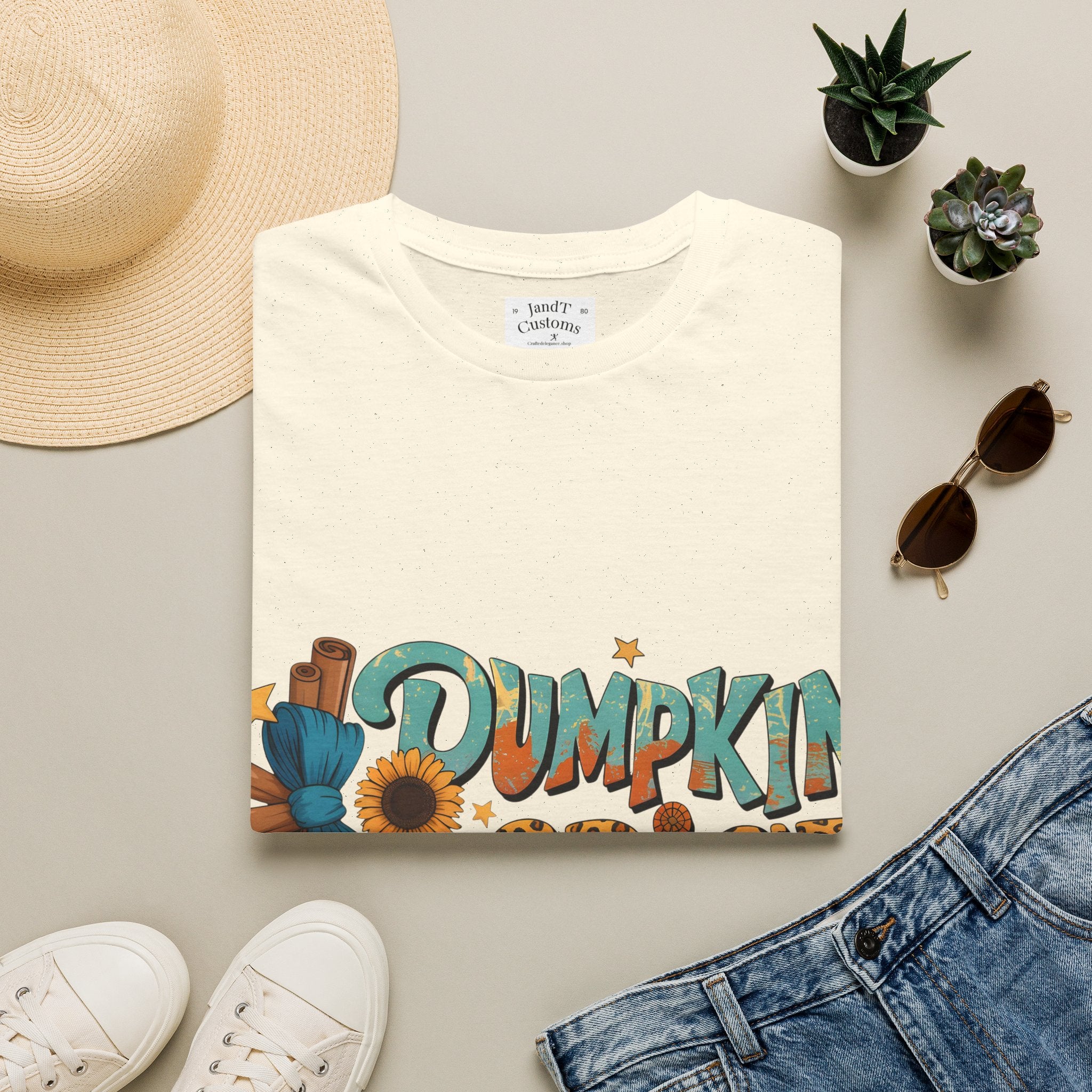 Pumpkin Spice Jesus Christ T-Shirt — Fall Pumpkin & Sunflower Graphic Tee