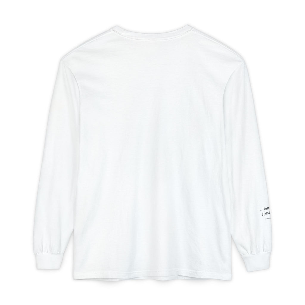 Fall Ghost and Pumpkin Long Sleeve T-Shirt