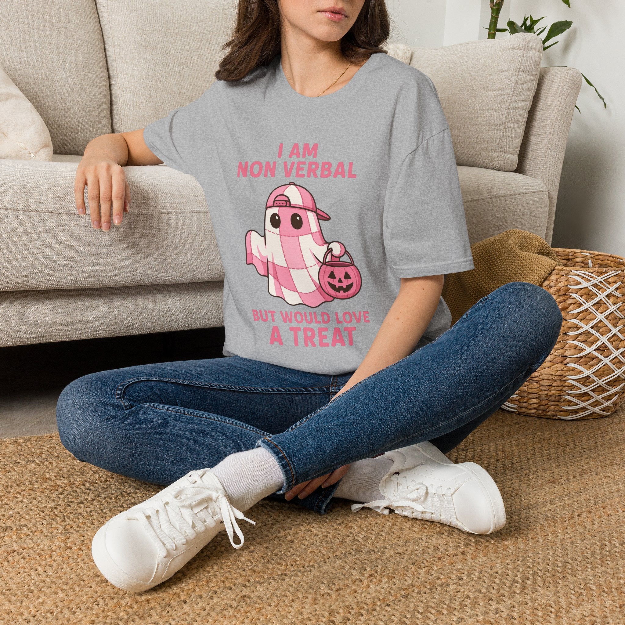 Non-verbal Halloween Softstyle T-Shirt