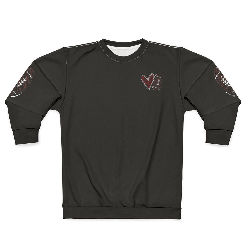 Heart Sketch Sweatshirt - Grunge Heart Graphic Crewneck