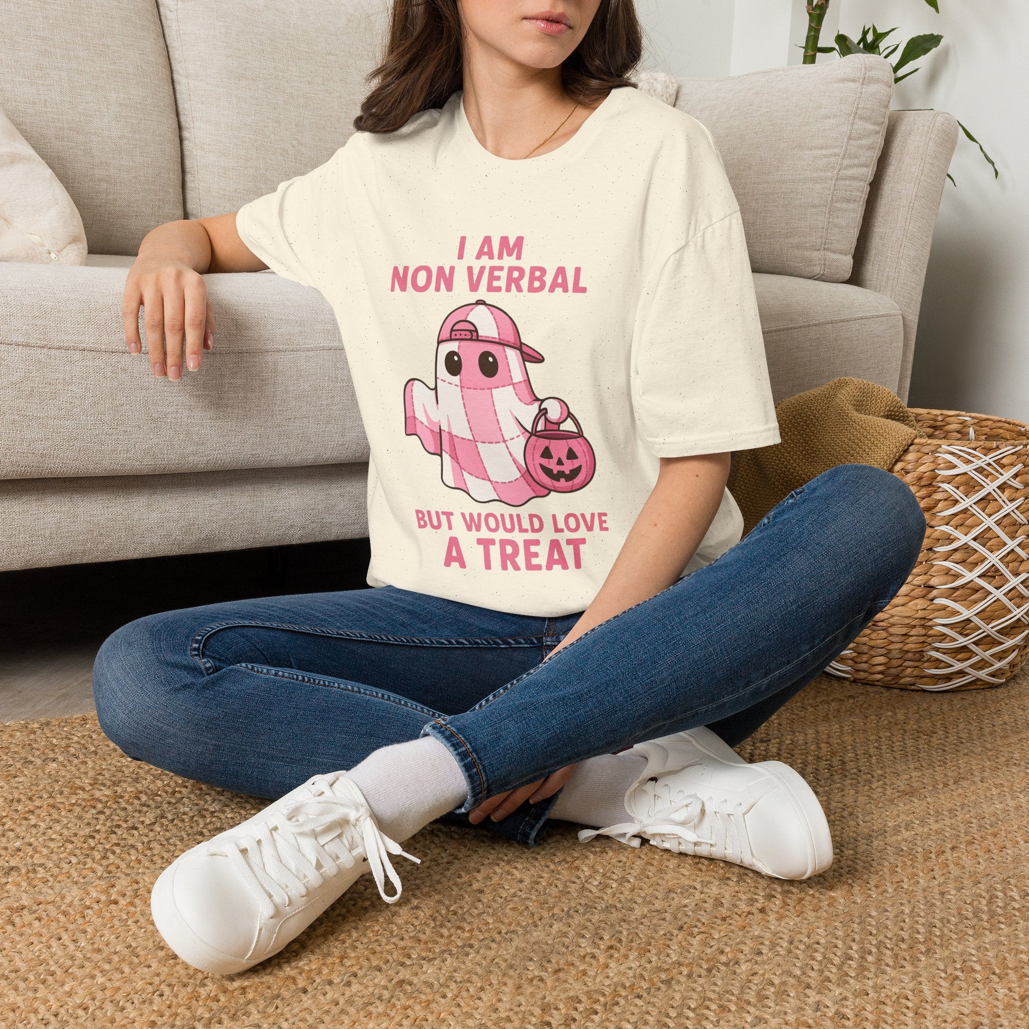 Non-verbal Halloween Softstyle T-Shirt