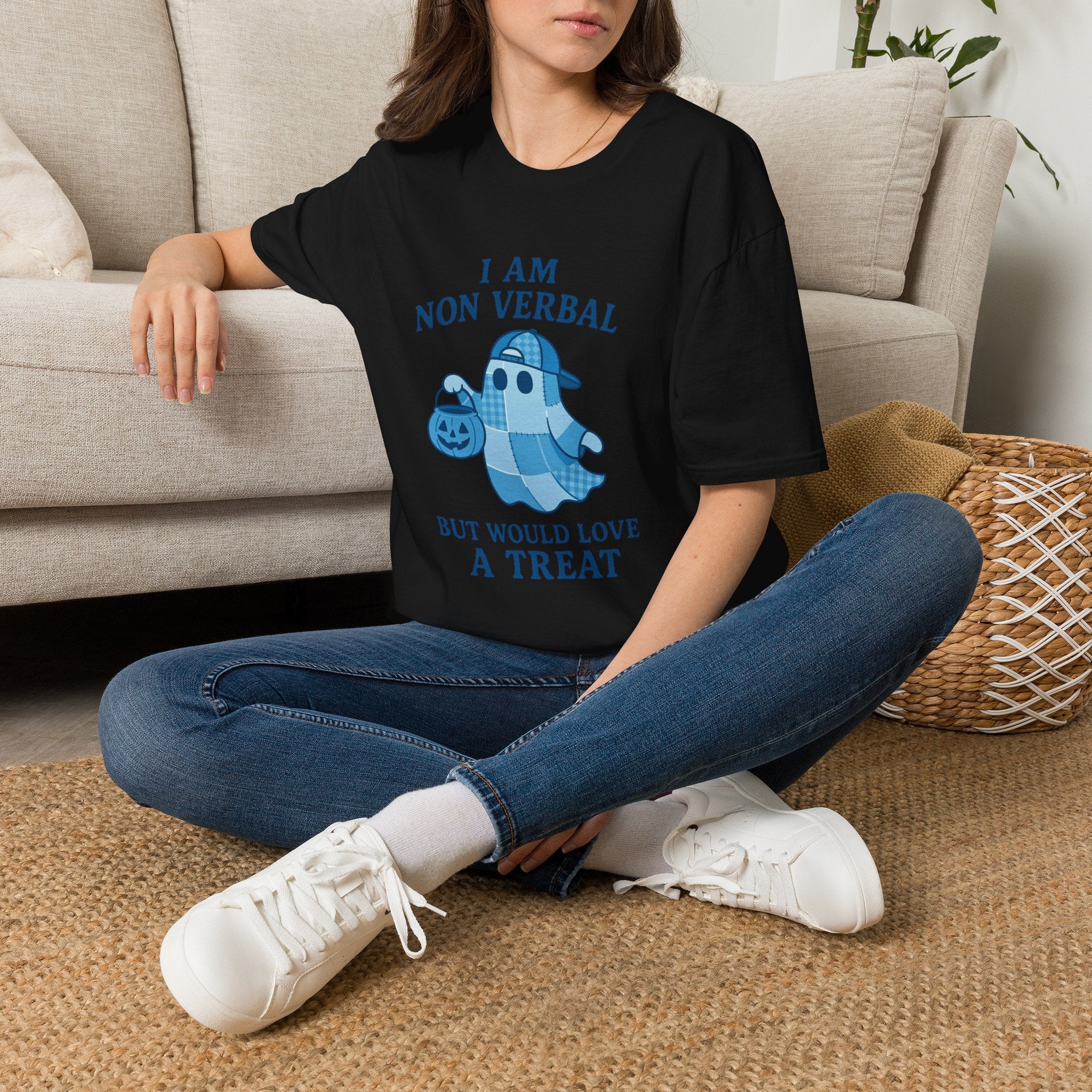 Non-verbal Halloween Softstyle T-Shirt