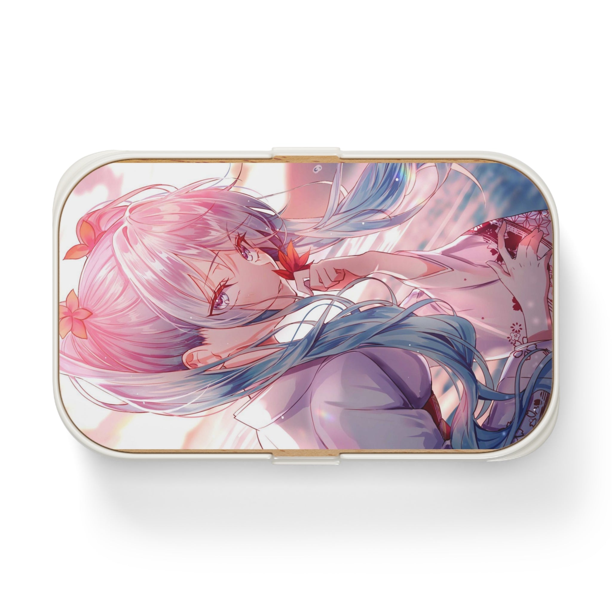 Anime Girl Bento Lunch Box — Pastel Aesthetic Lunchbox for Teens & Otaku