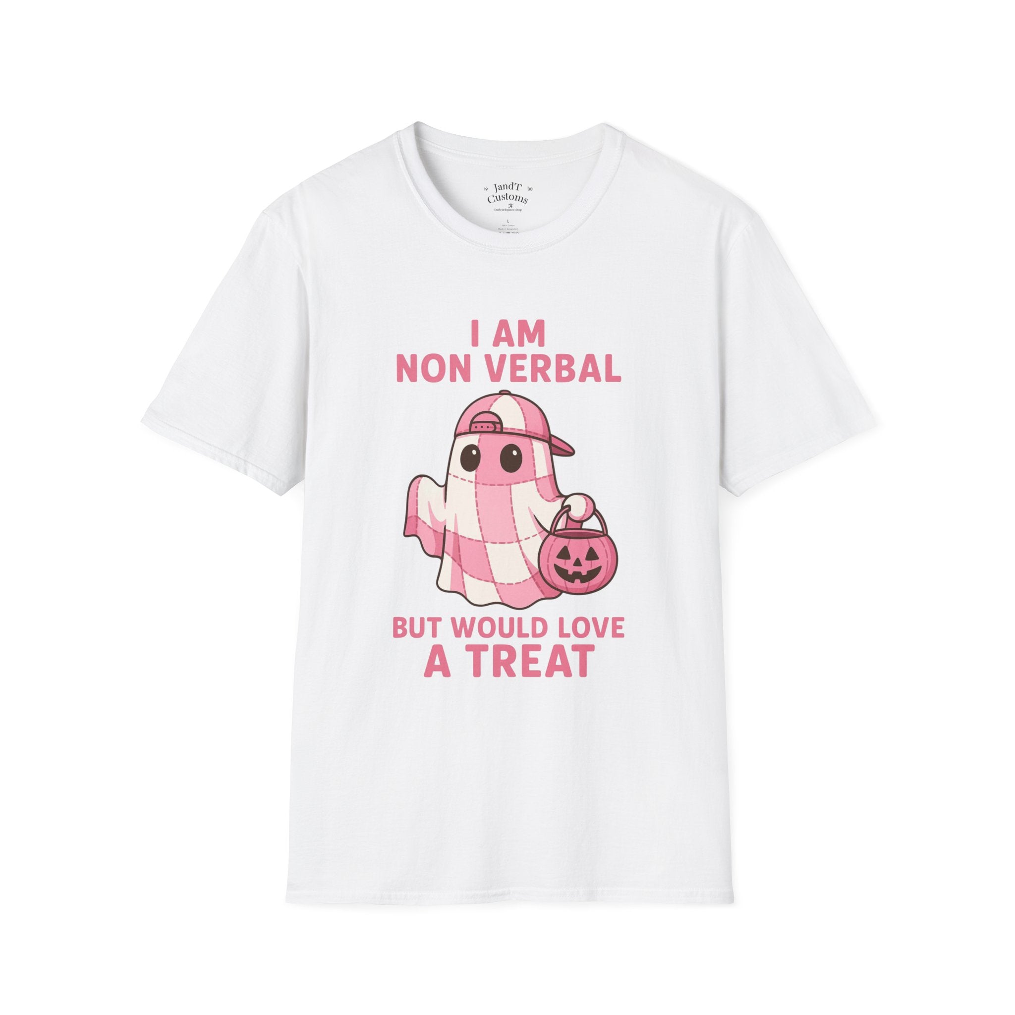Non-verbal Halloween Softstyle T-Shirt