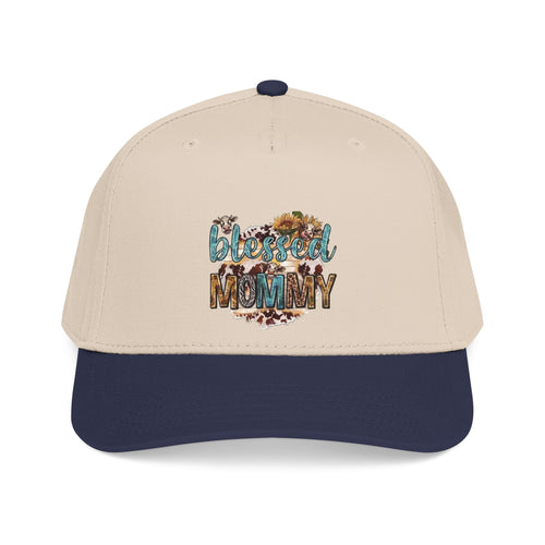 Blessed Mommy Baseball Cap - Floral Leopard Print Mom Hat