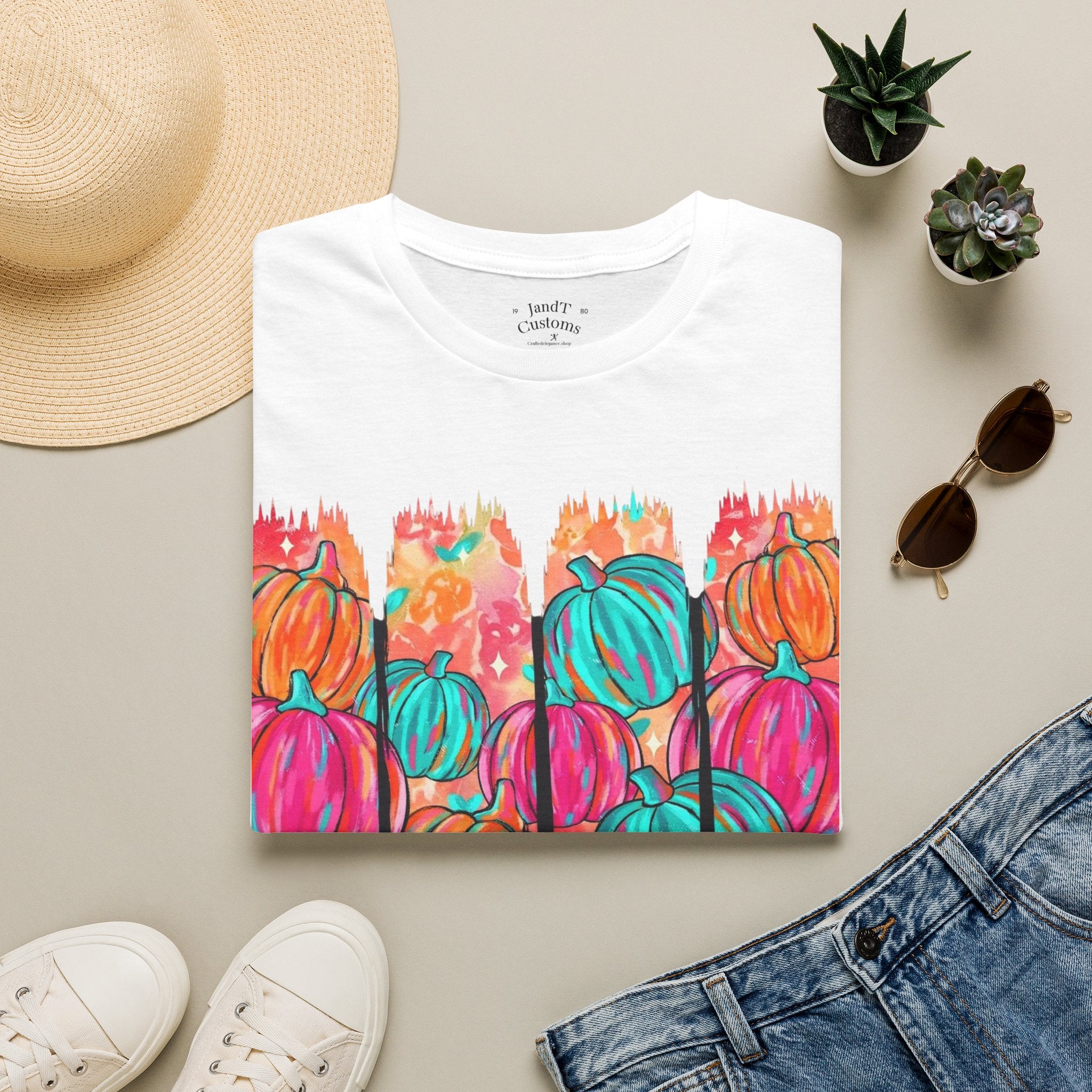 Neon Pumpkin T-Shirt