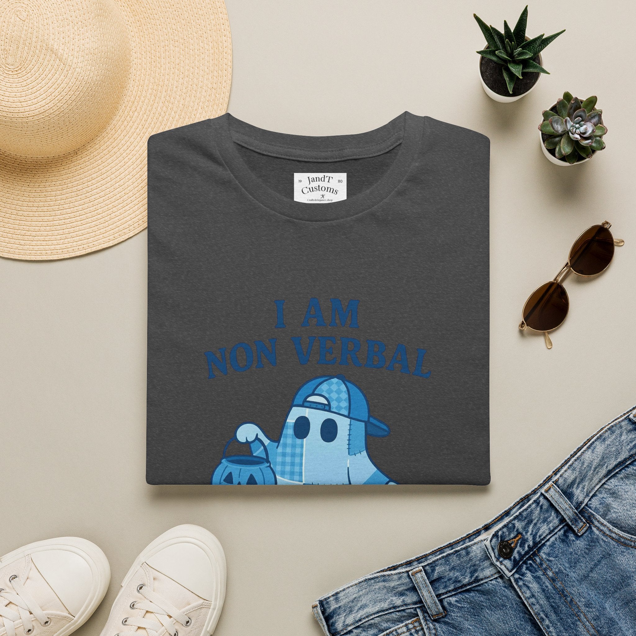 Non-verbal Halloween Softstyle T-Shirt